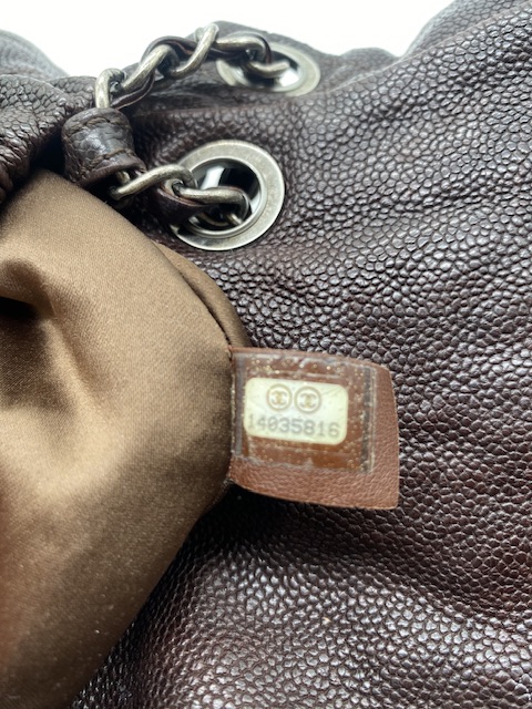 Chanel bag vintage marrón