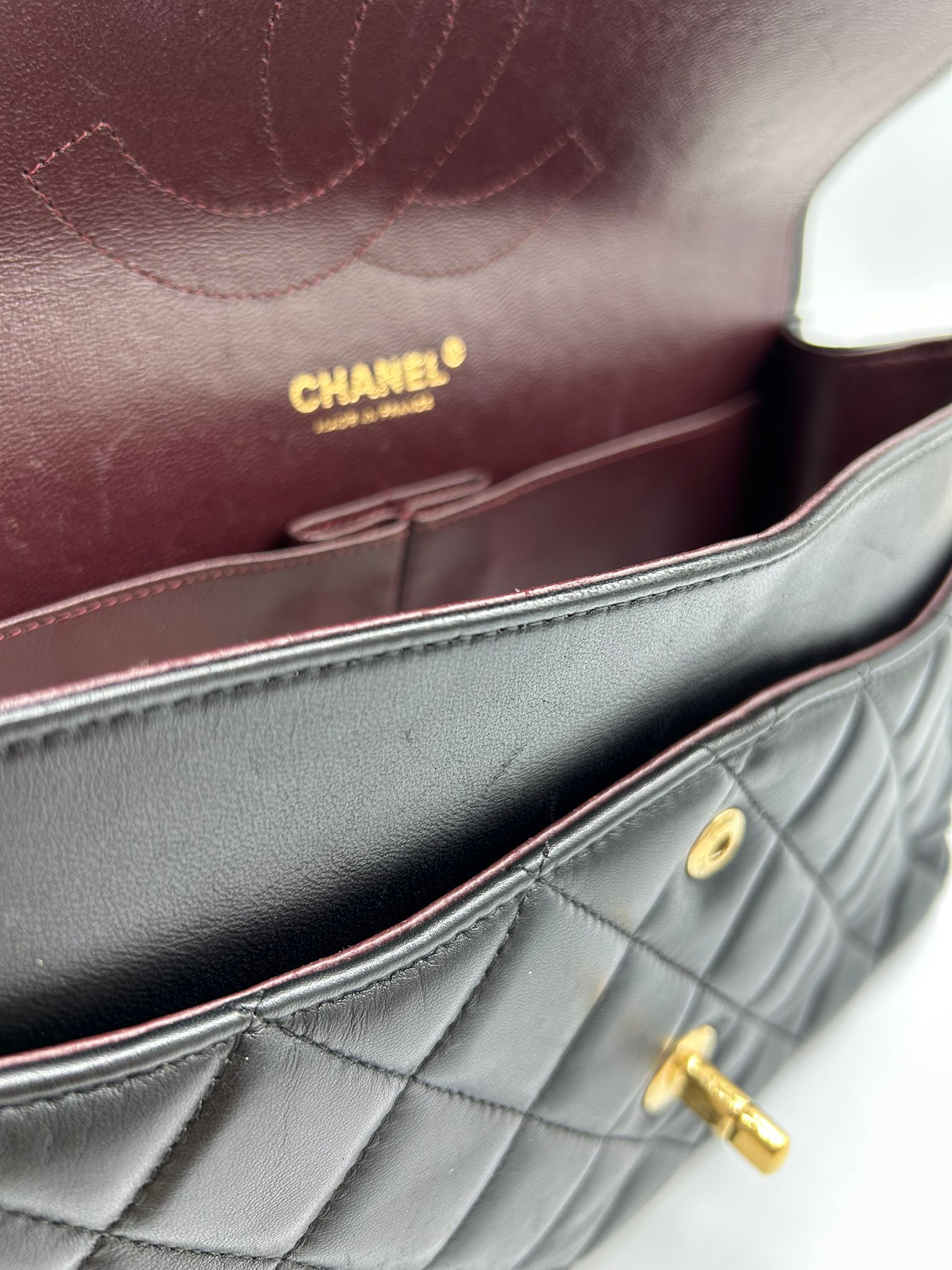 chanel jumbo lambskin