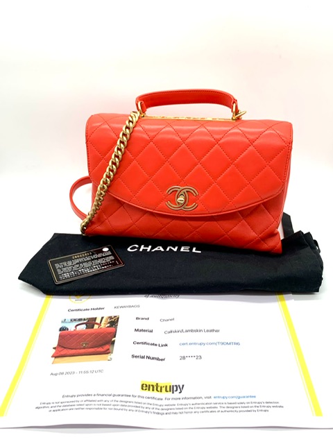 Chanel rojo anaranjado