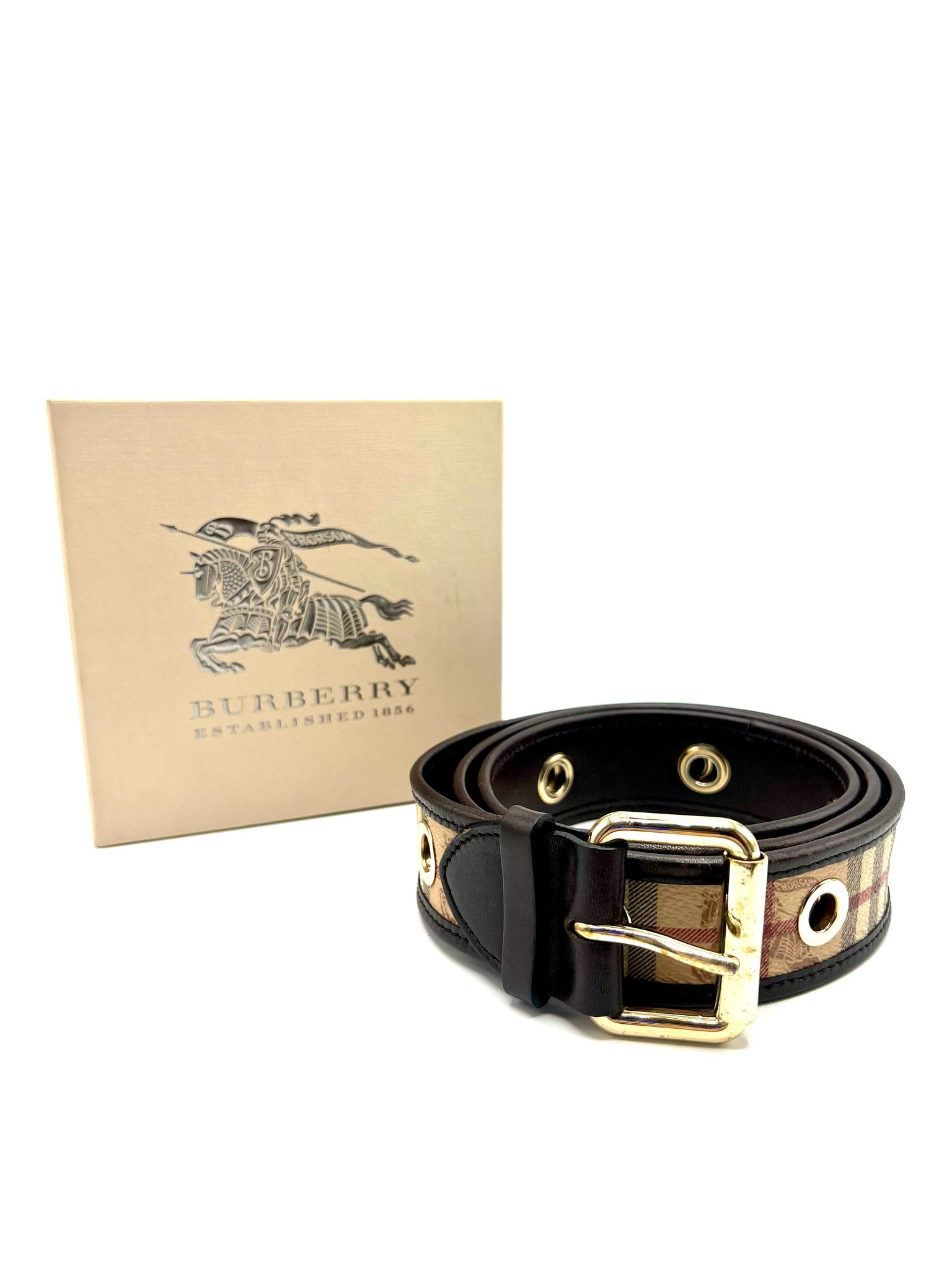 cinturon burberry