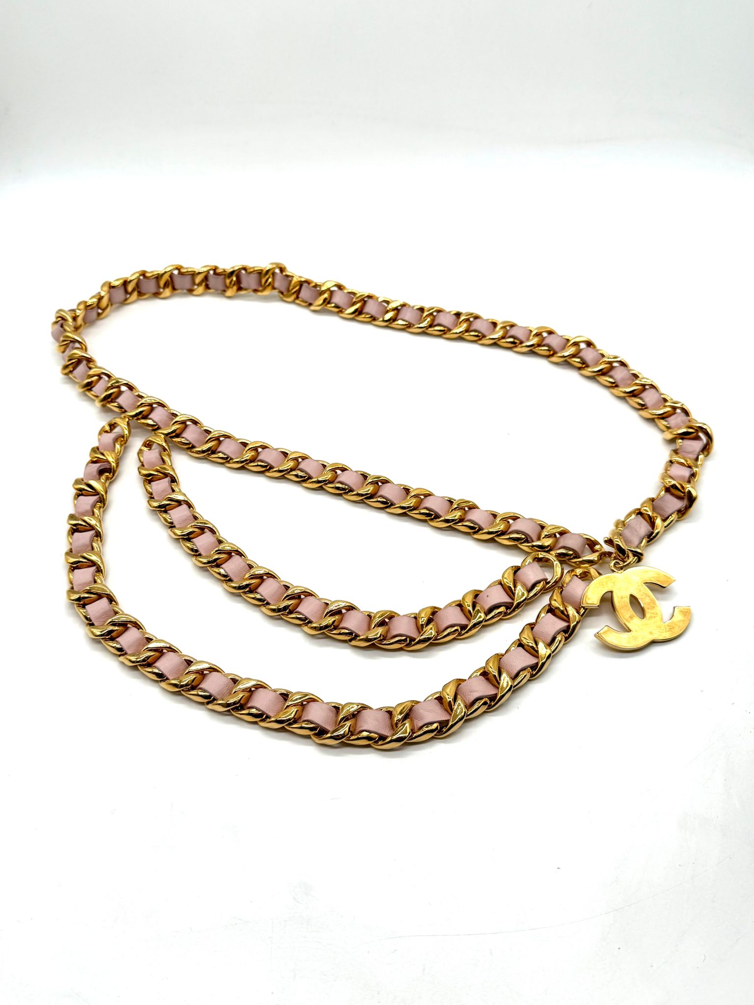 cinturon cadena chanel