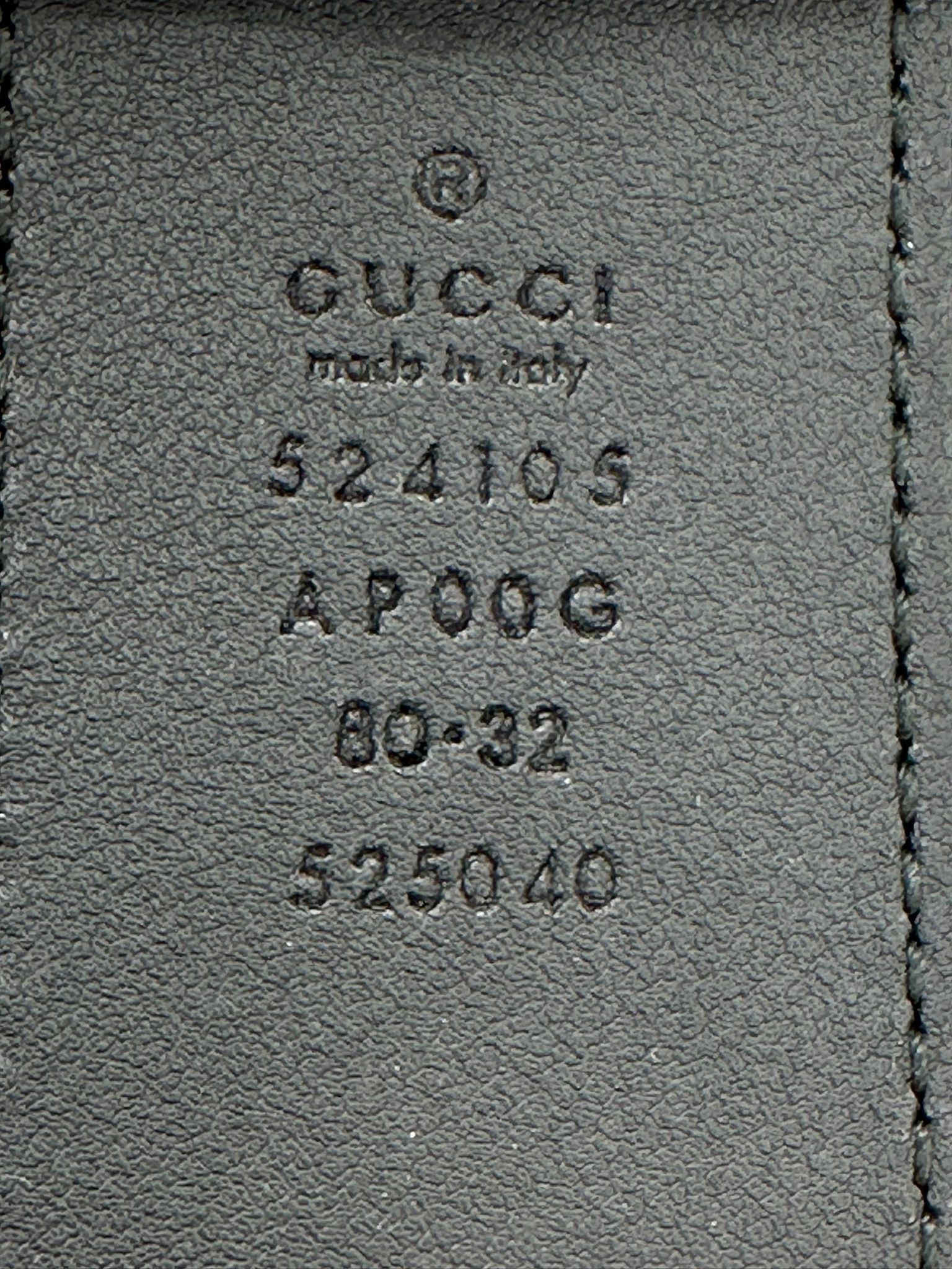 Cinturón Gucci