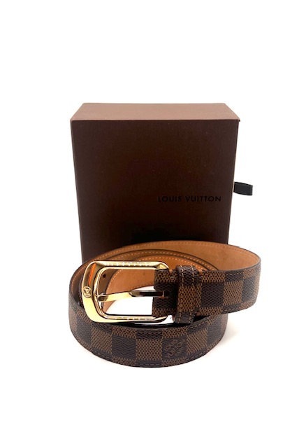 Cinturón Louis Vuitton Damier Ebene
