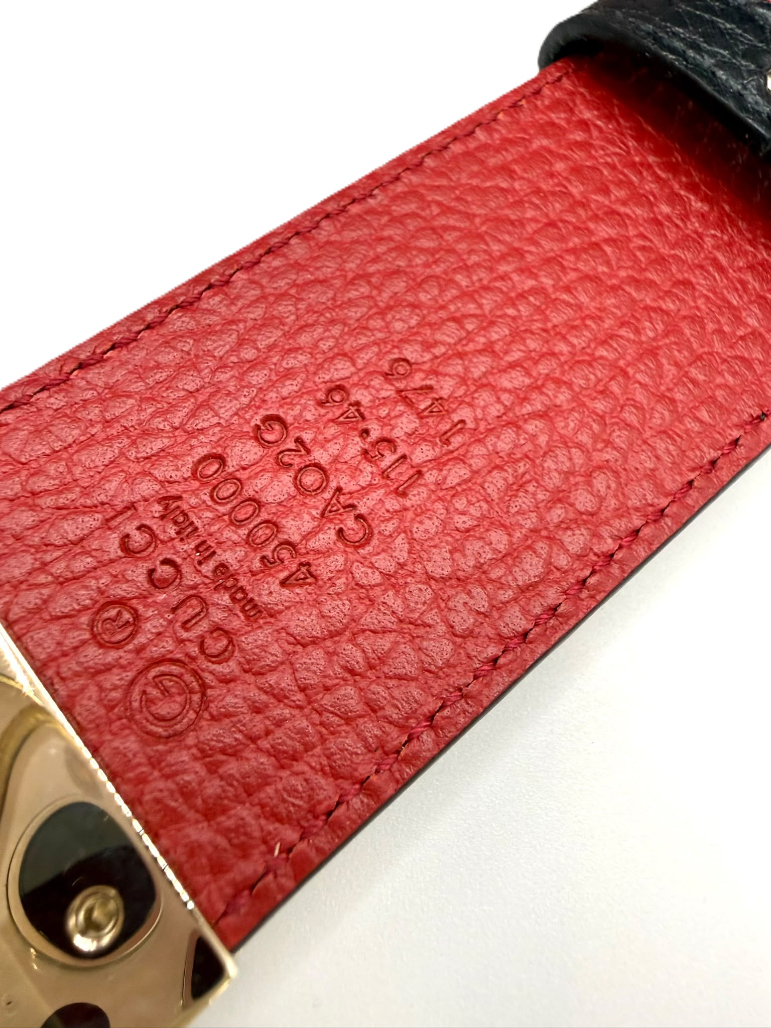 cinturón reversible Gucci
