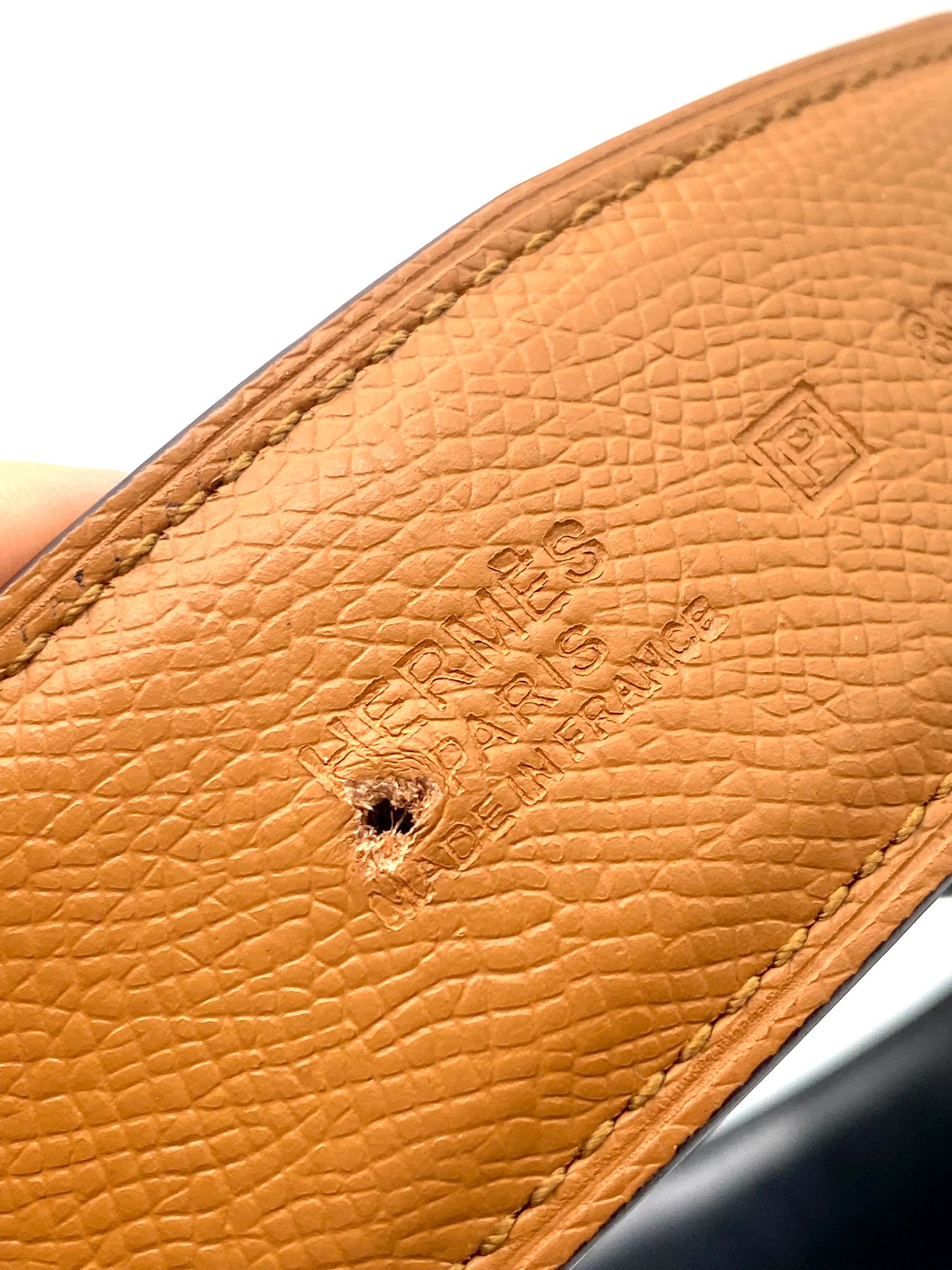 Cinturón reversible Hermès