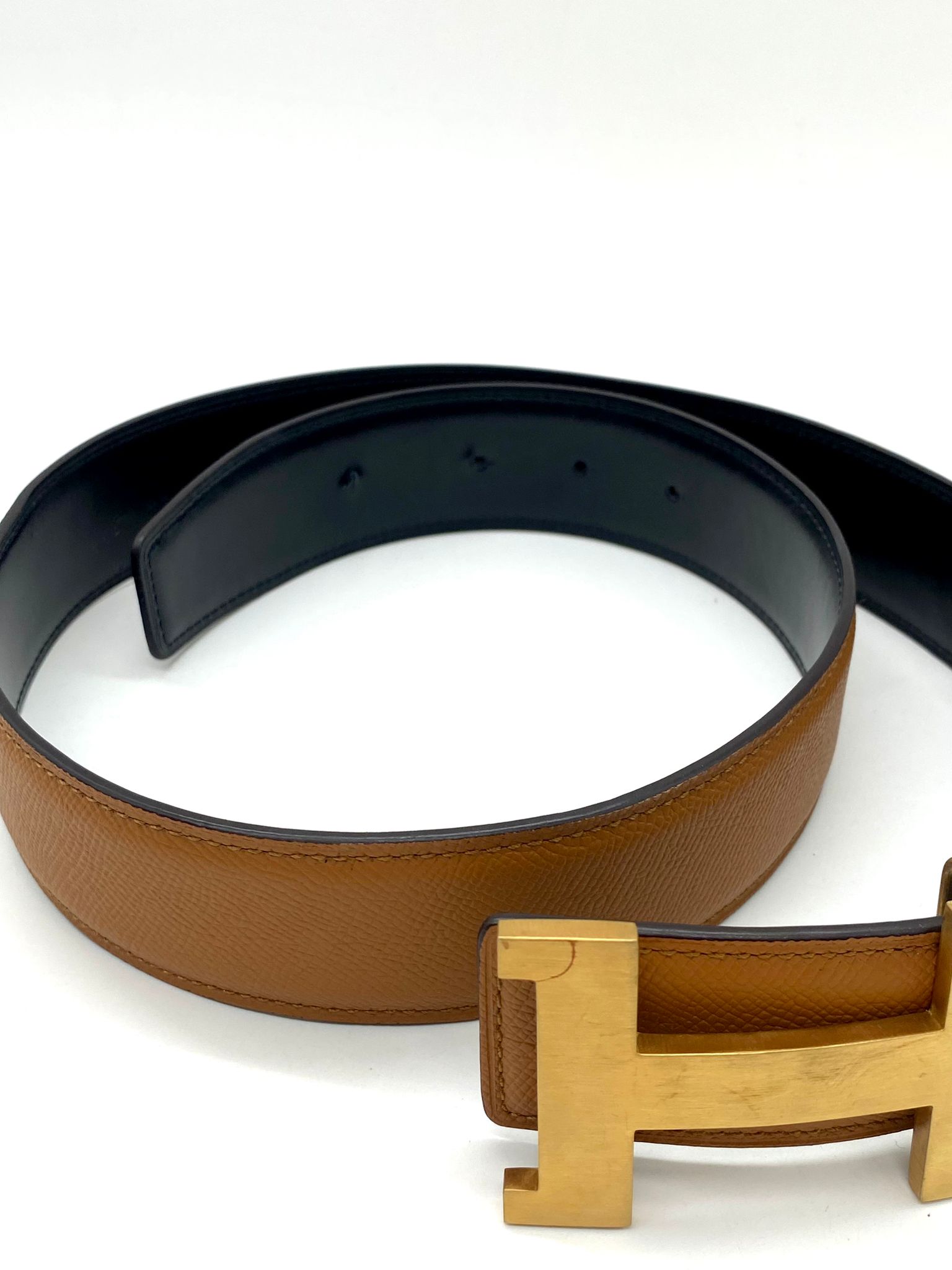 Cinturón reversible Hermès