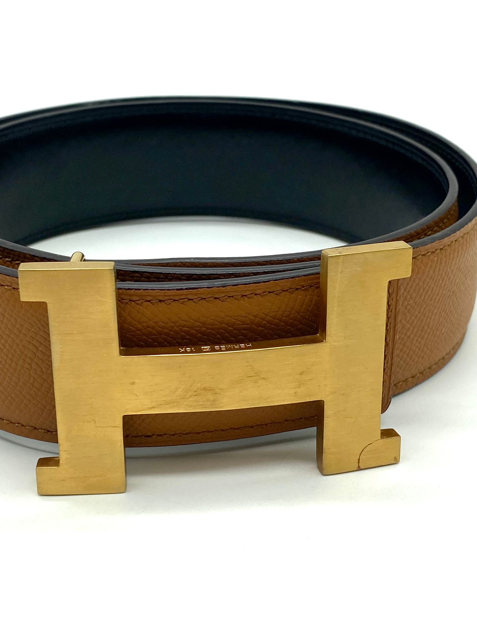 Cinturón reversible Hermès