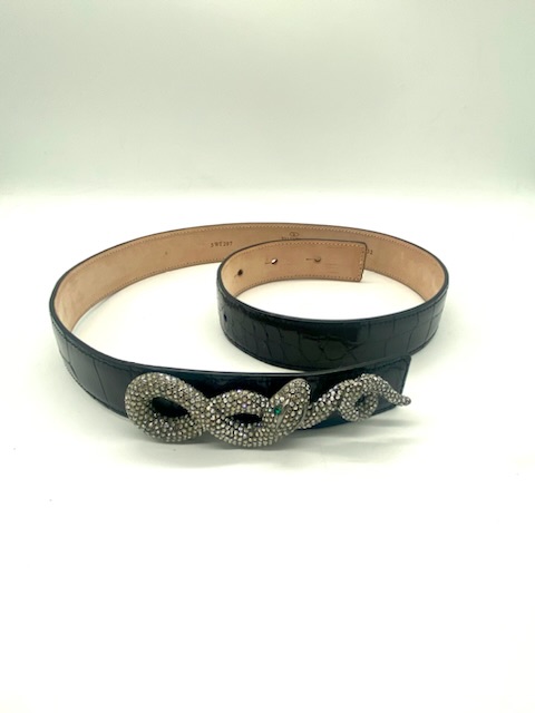 Cinturón Valentino con hebilla de serpiente