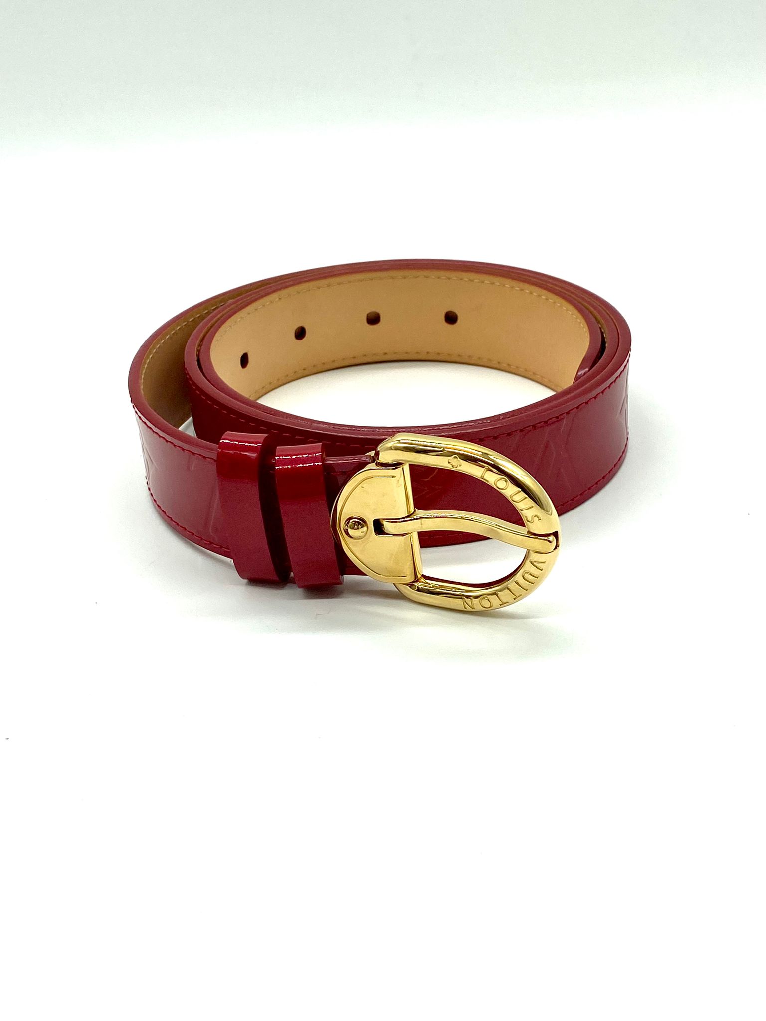 cinturón vernis louis vuitton