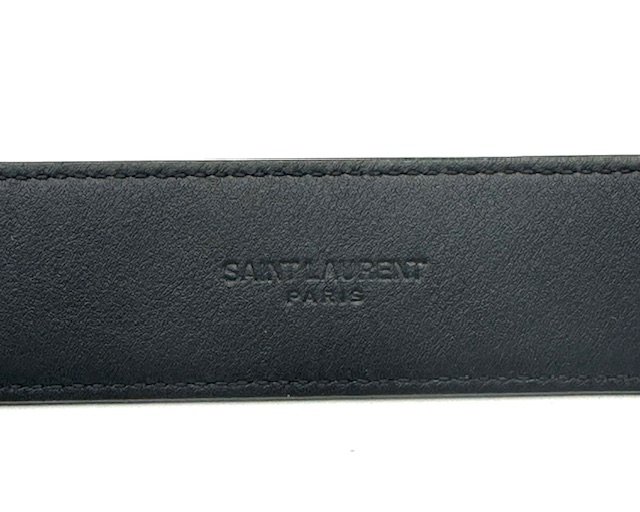 CINTURÓN YSL CUERO SÍMIL SERPIENTE
