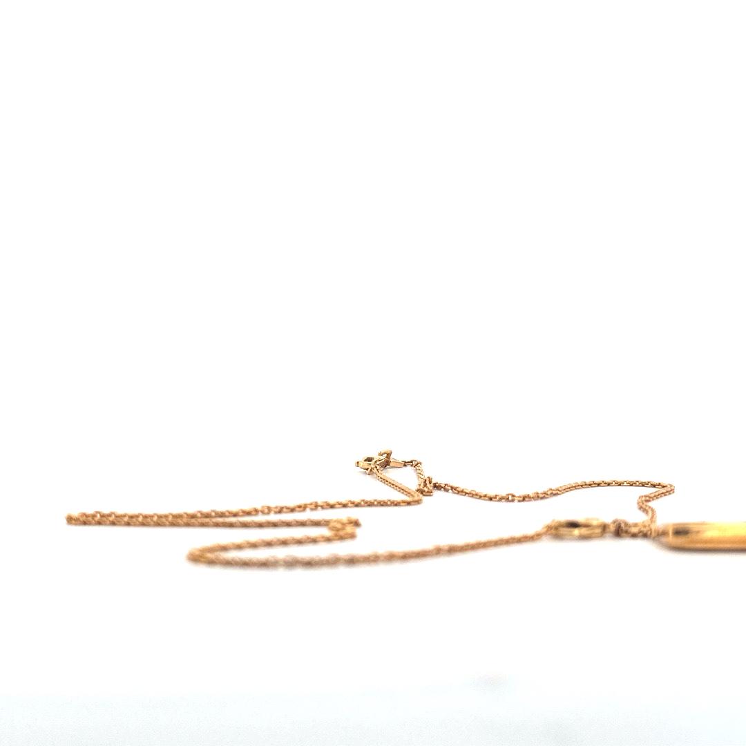 colgante Louis Vuitton en oro amarillo