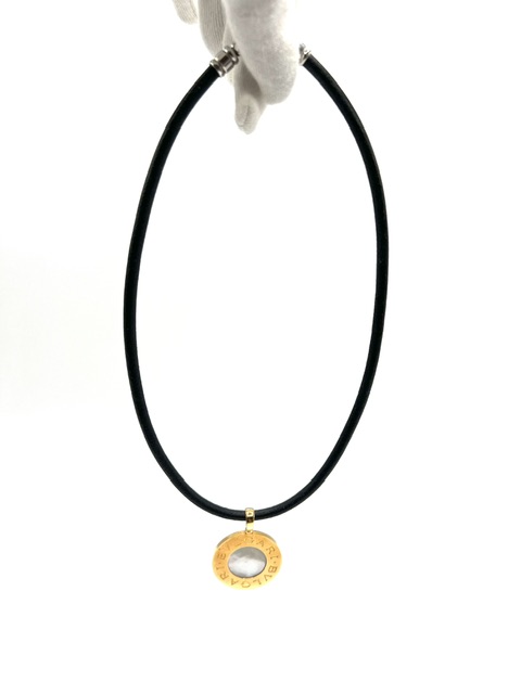 COLLAR MONEDA BVLGARI DOBLE CARA