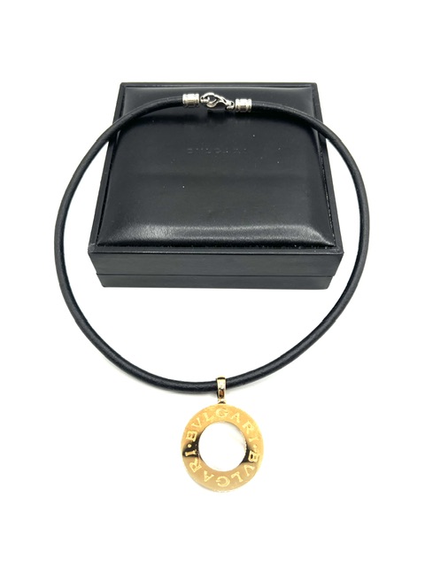 COLLAR MONEDA BVLGARI DOBLE CARA