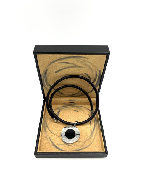 COLLAR MONEDA BVLGARI DOBLE CARA