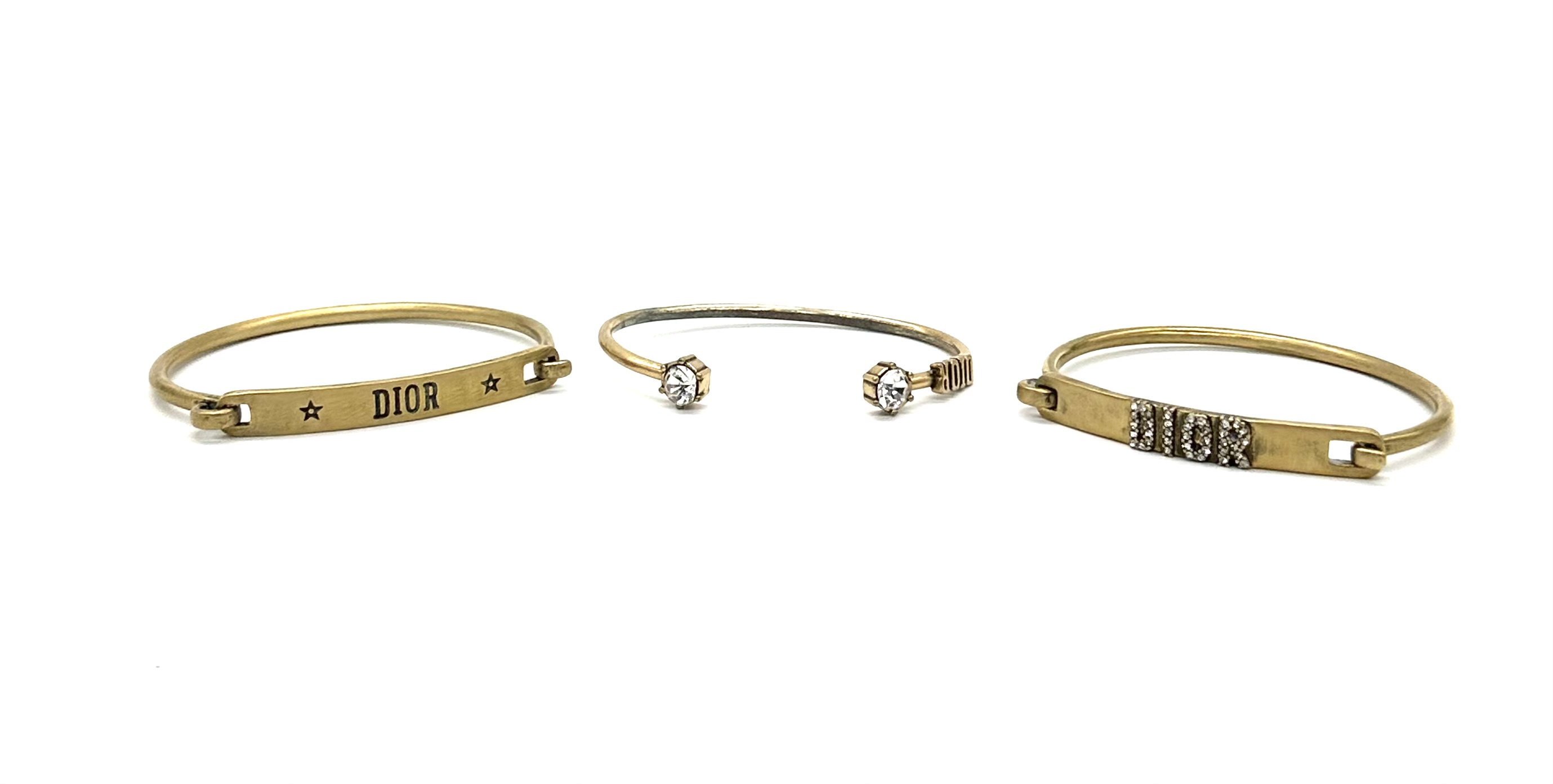 Conjunto de tres pulseras Dior