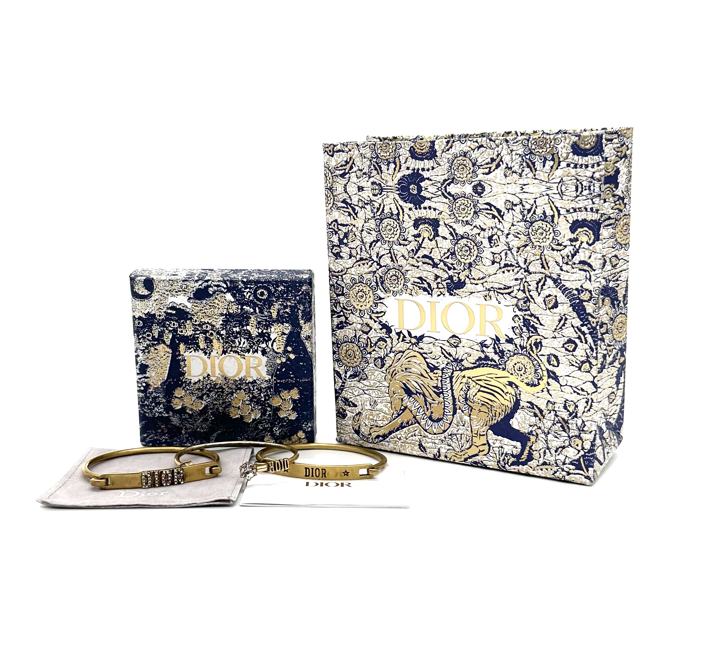 Conjunto de tres pulseras Dior