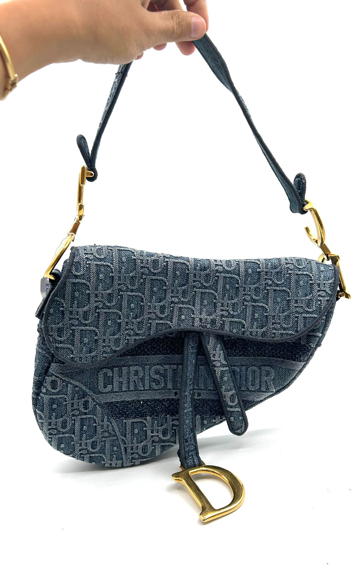 dior saddle denim