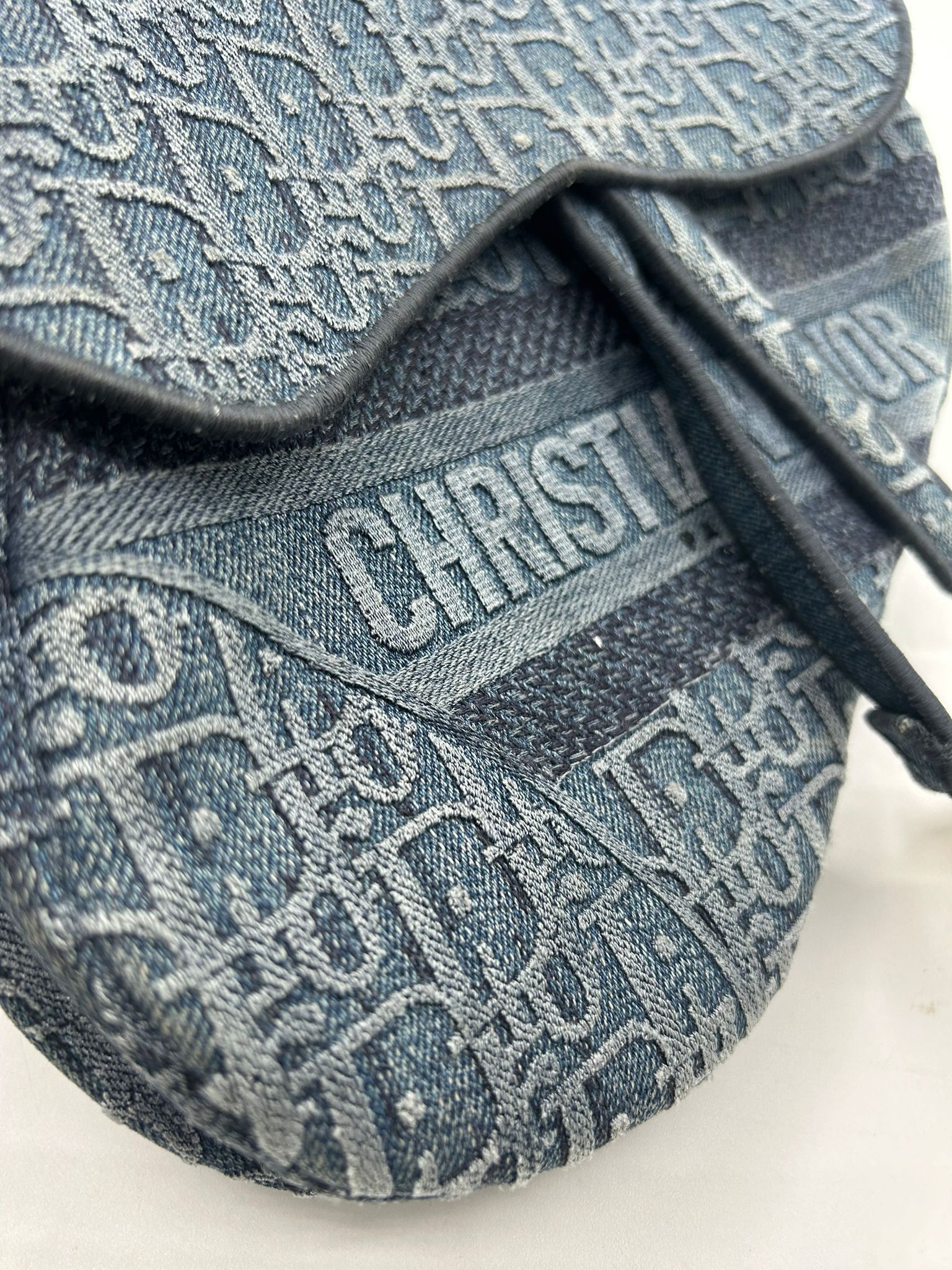 dior saddle denim