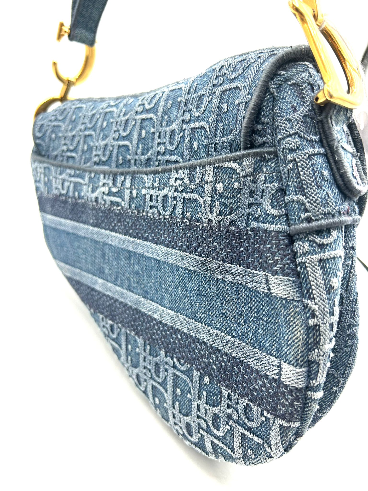dior saddle denim