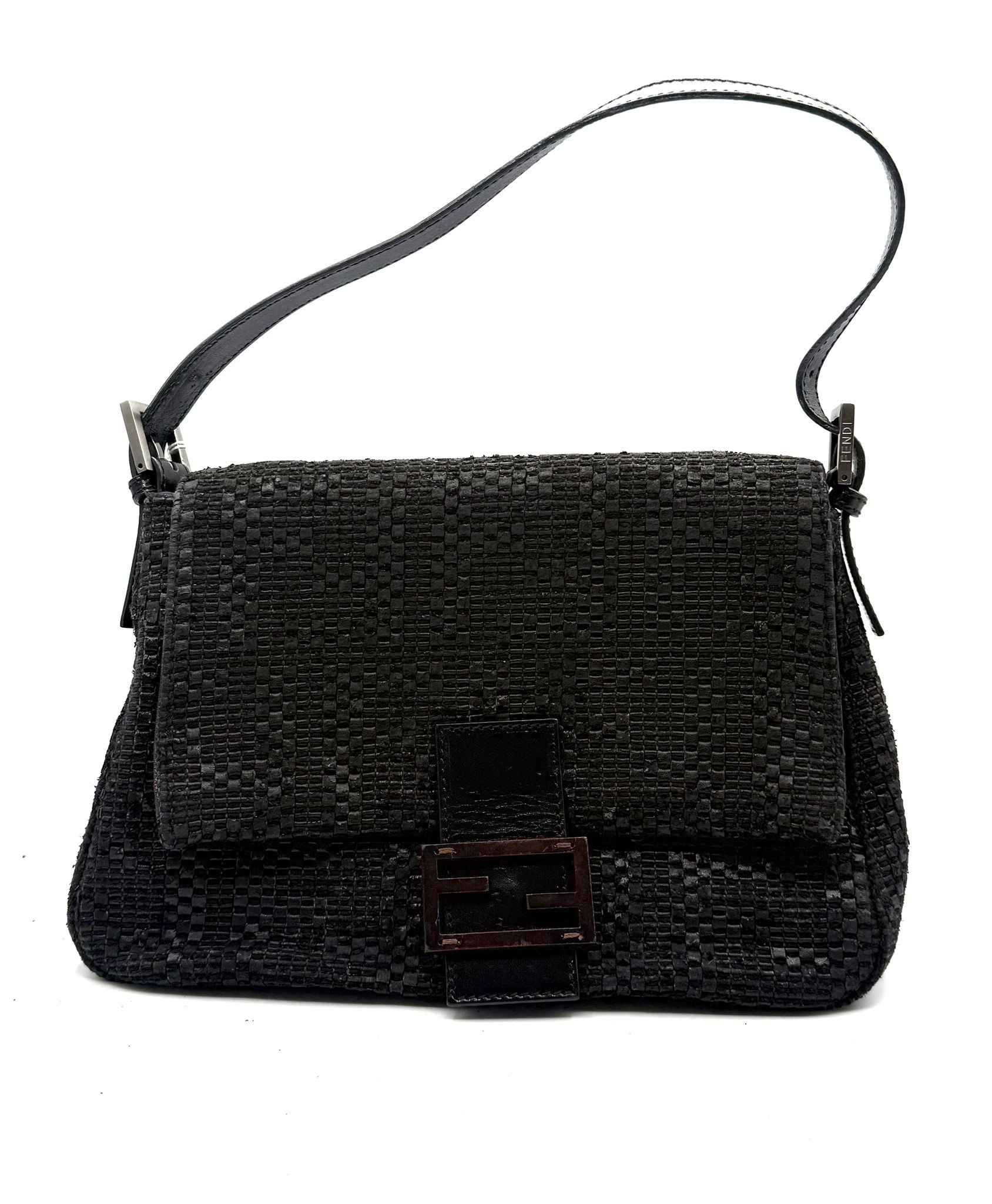 Fendi Mamma Baguette negro