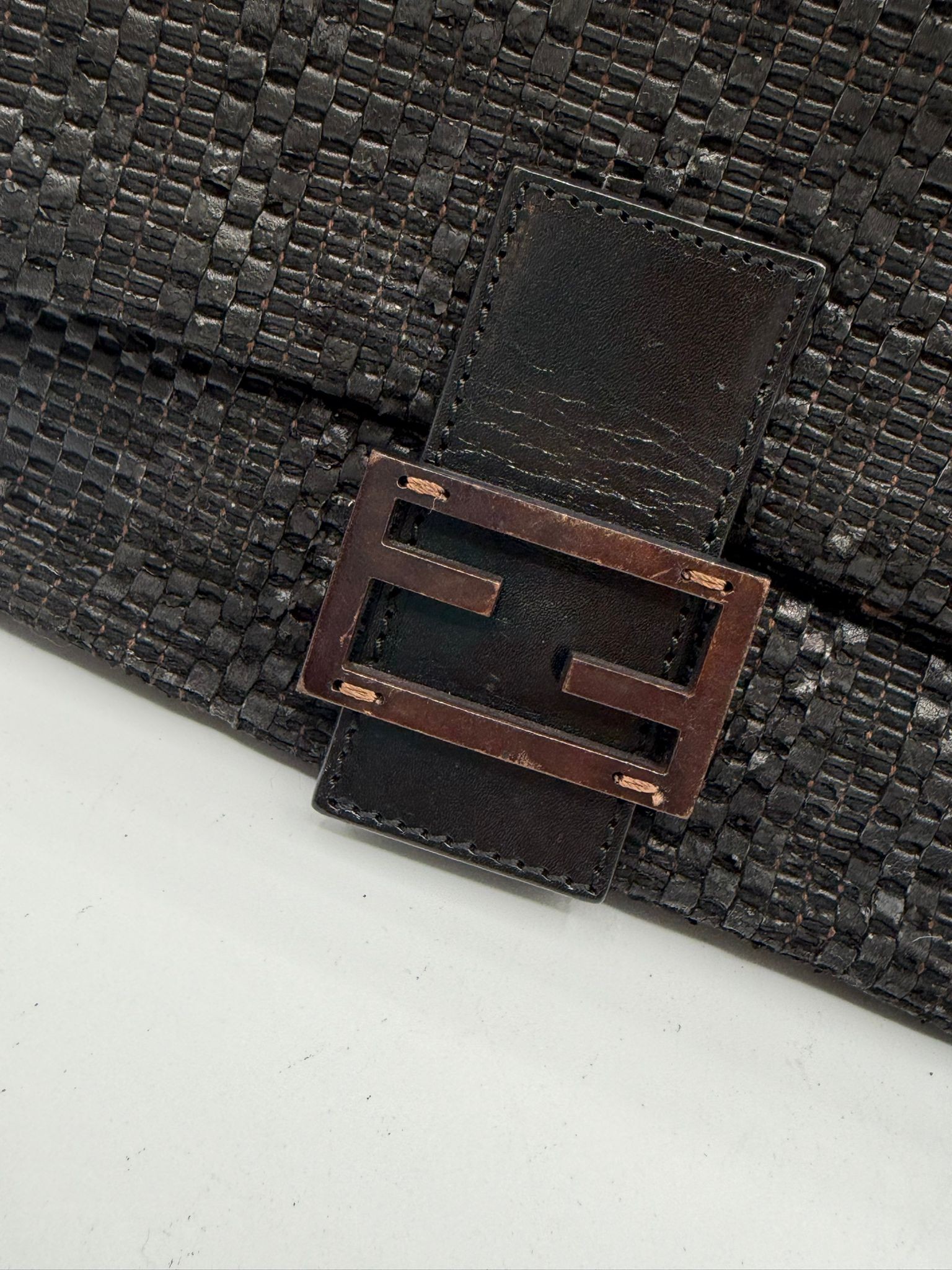 Fendi Mamma Baguette negro