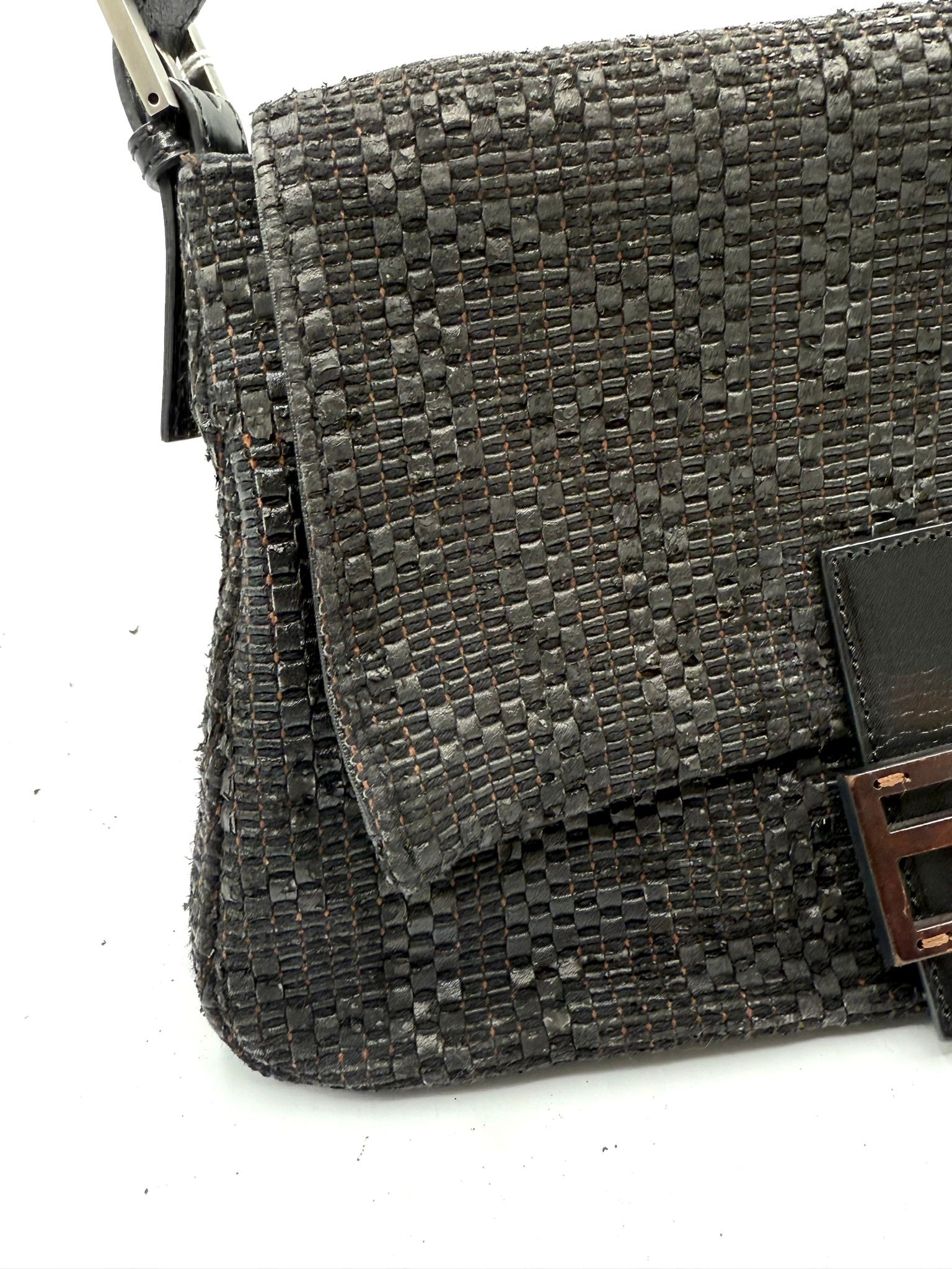 Fendi Mamma Baguette negro