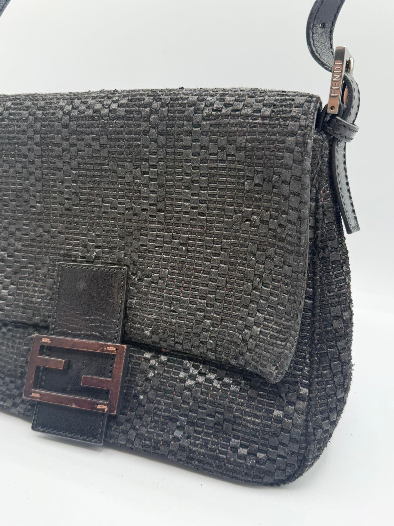 Fendi Mamma Baguette negro