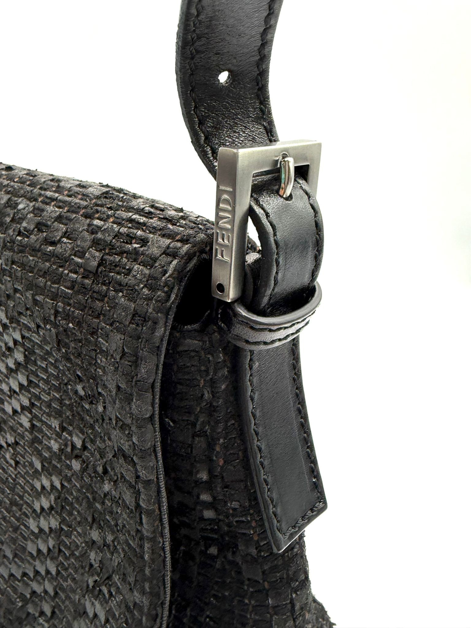 Fendi Mamma Baguette negro