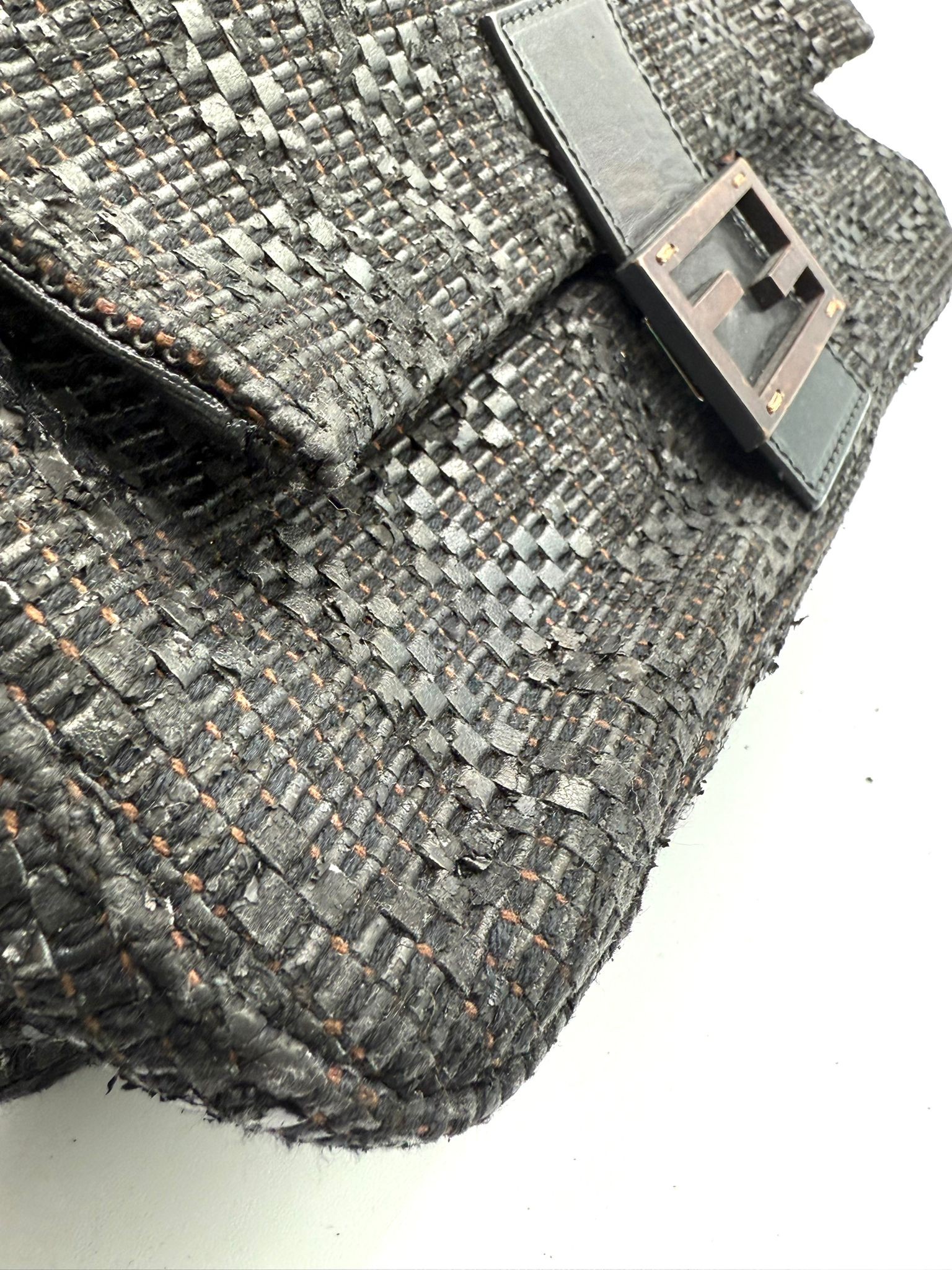 Fendi Mamma Baguette negro