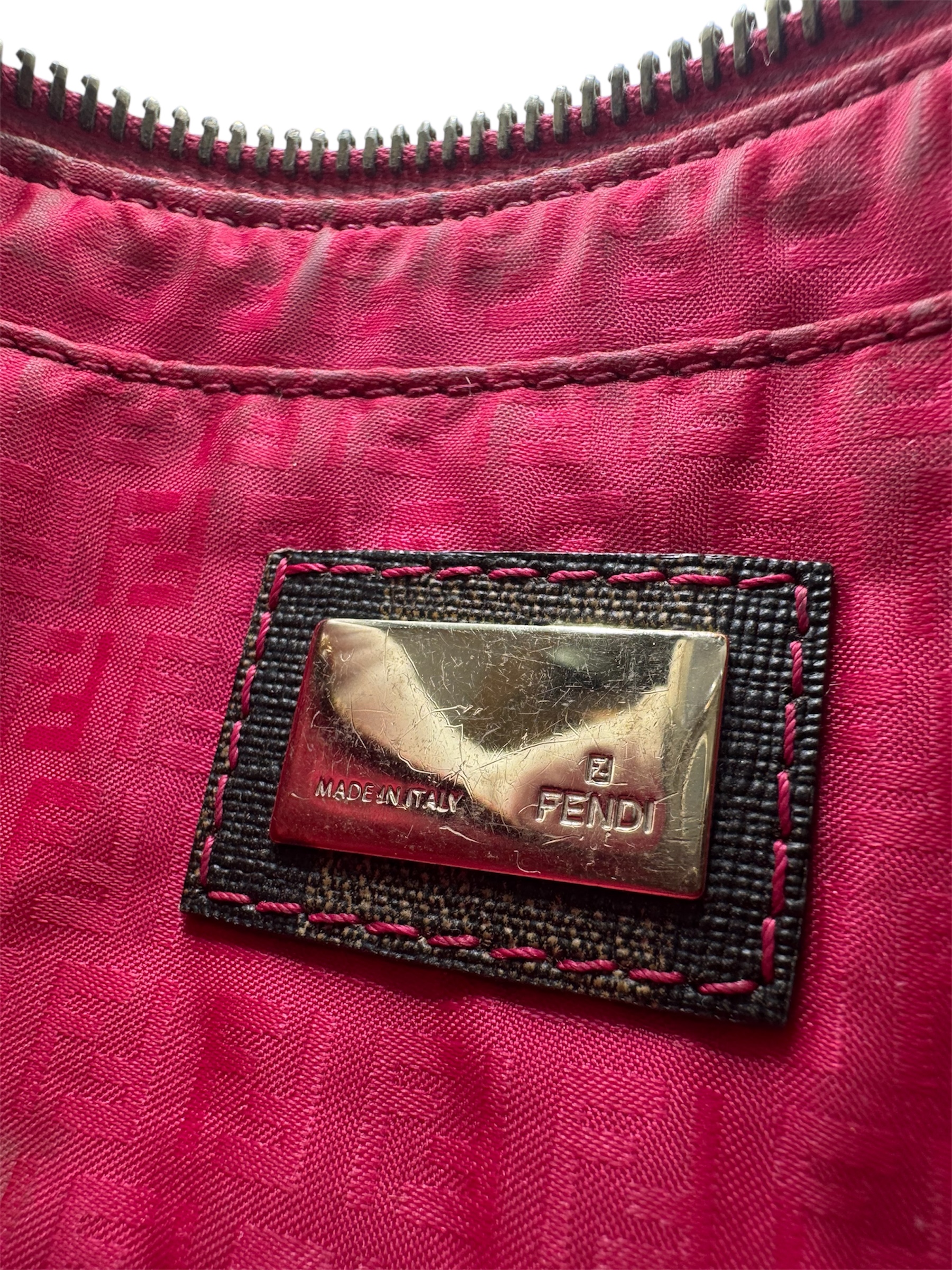 Fendi Pouch Baguette Zucca