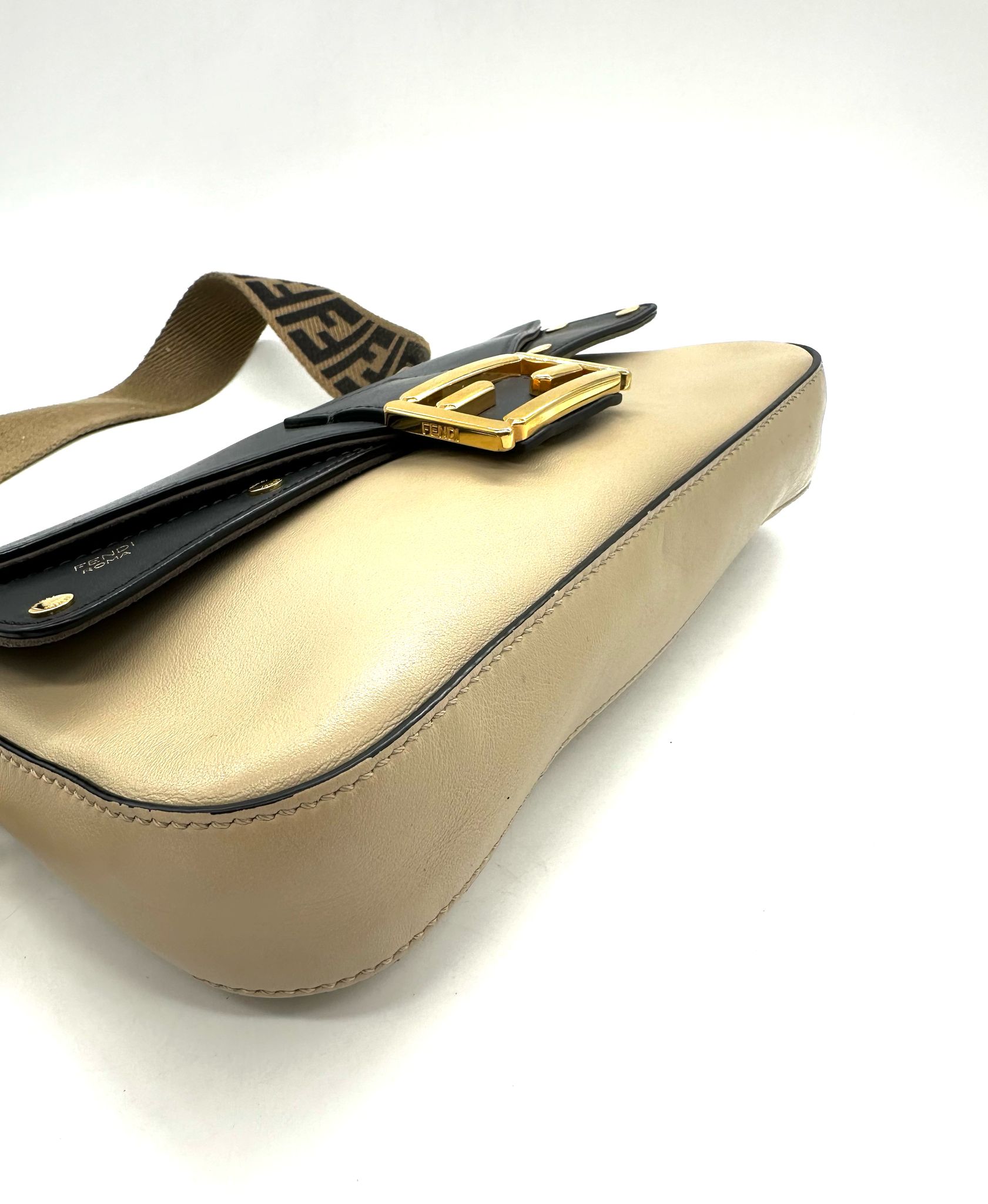 Fendi Zucchino Crystal Baguette
