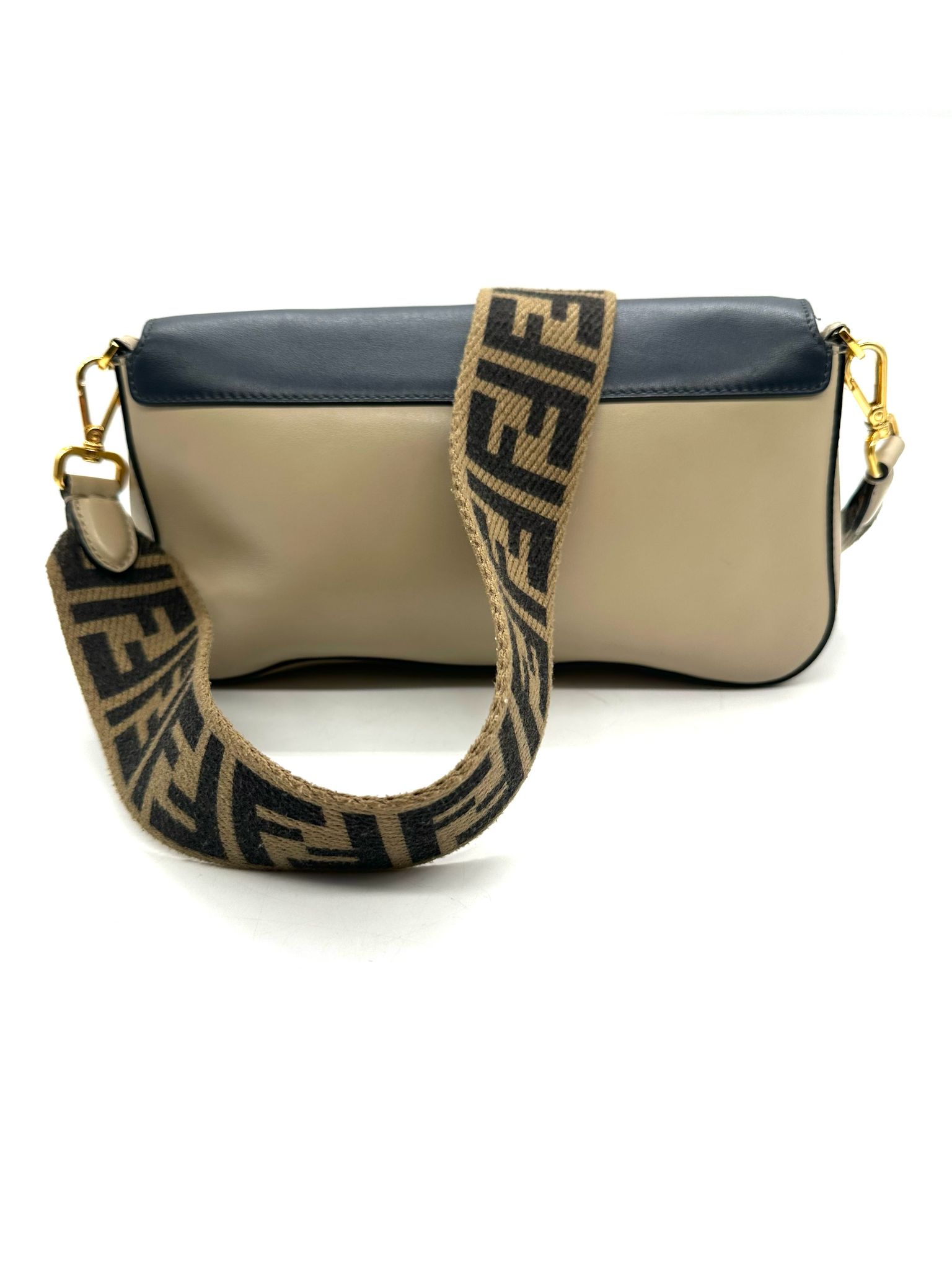 Fendi Zucchino Crystal Baguette