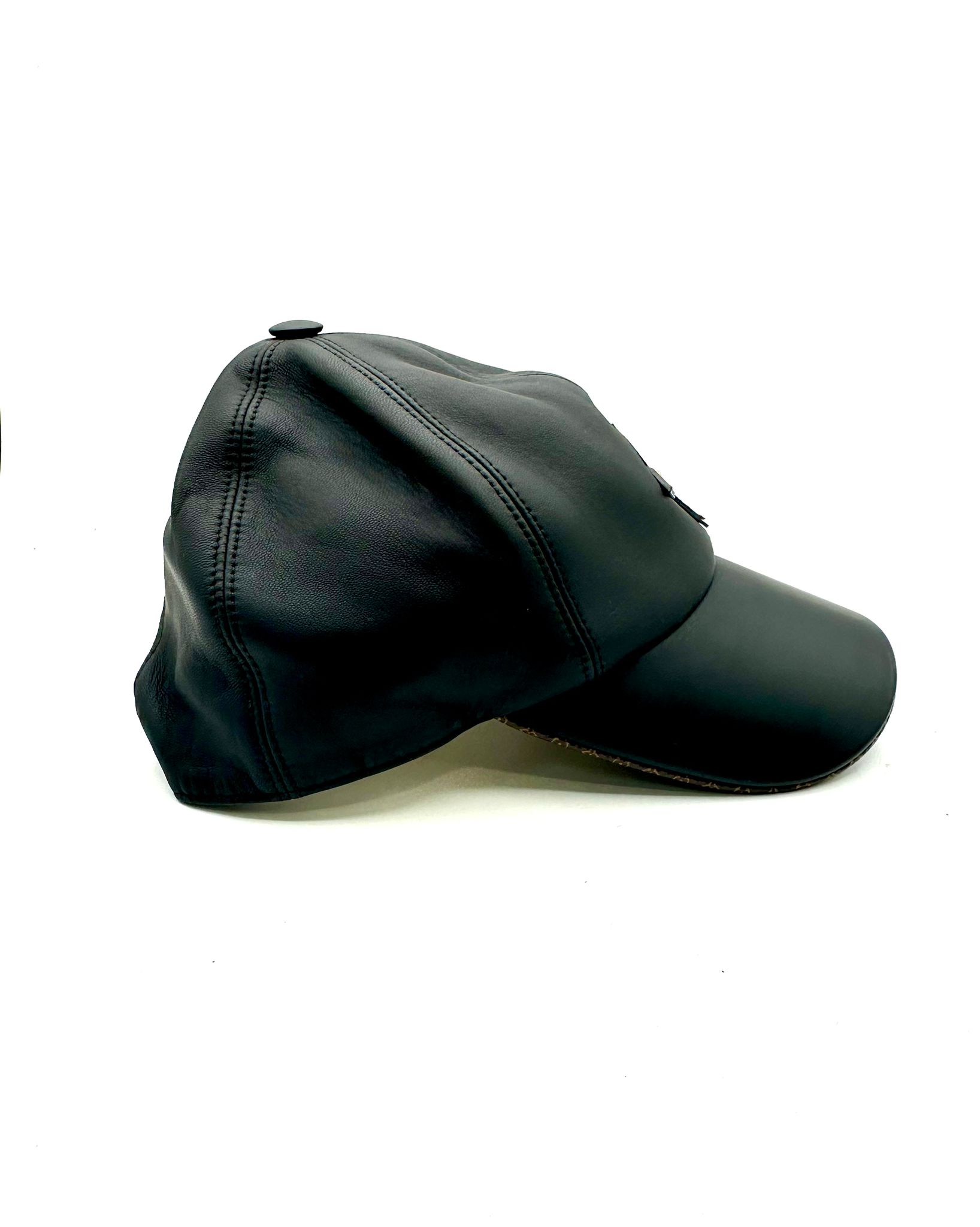 Gorra de piel Louis Vuitton