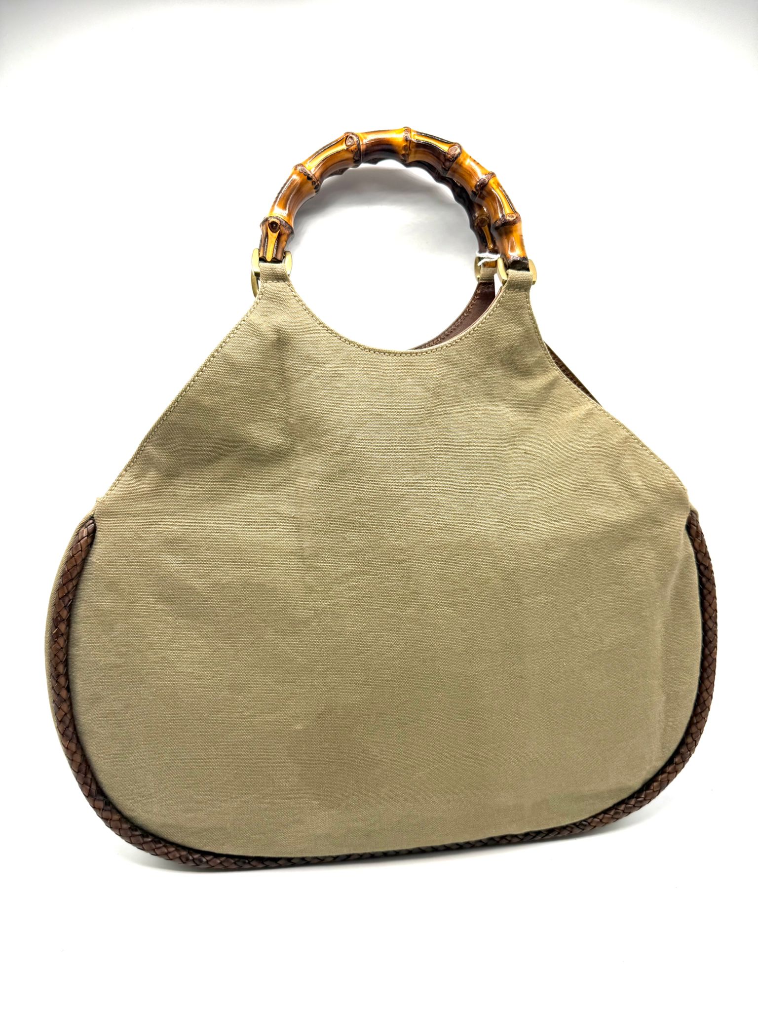 Gucci Bamboo Canvas Beige