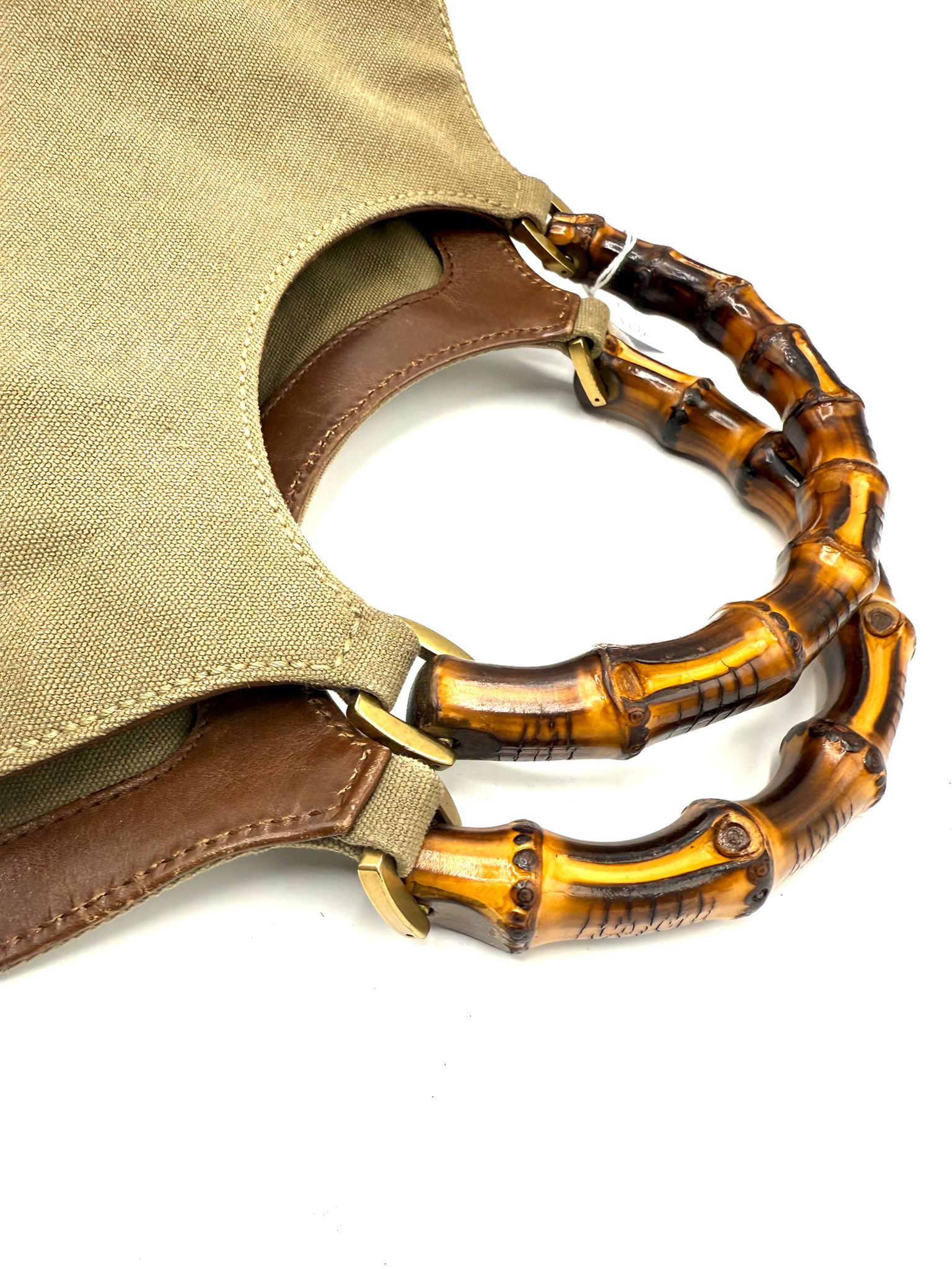 Gucci Bamboo Canvas Beige