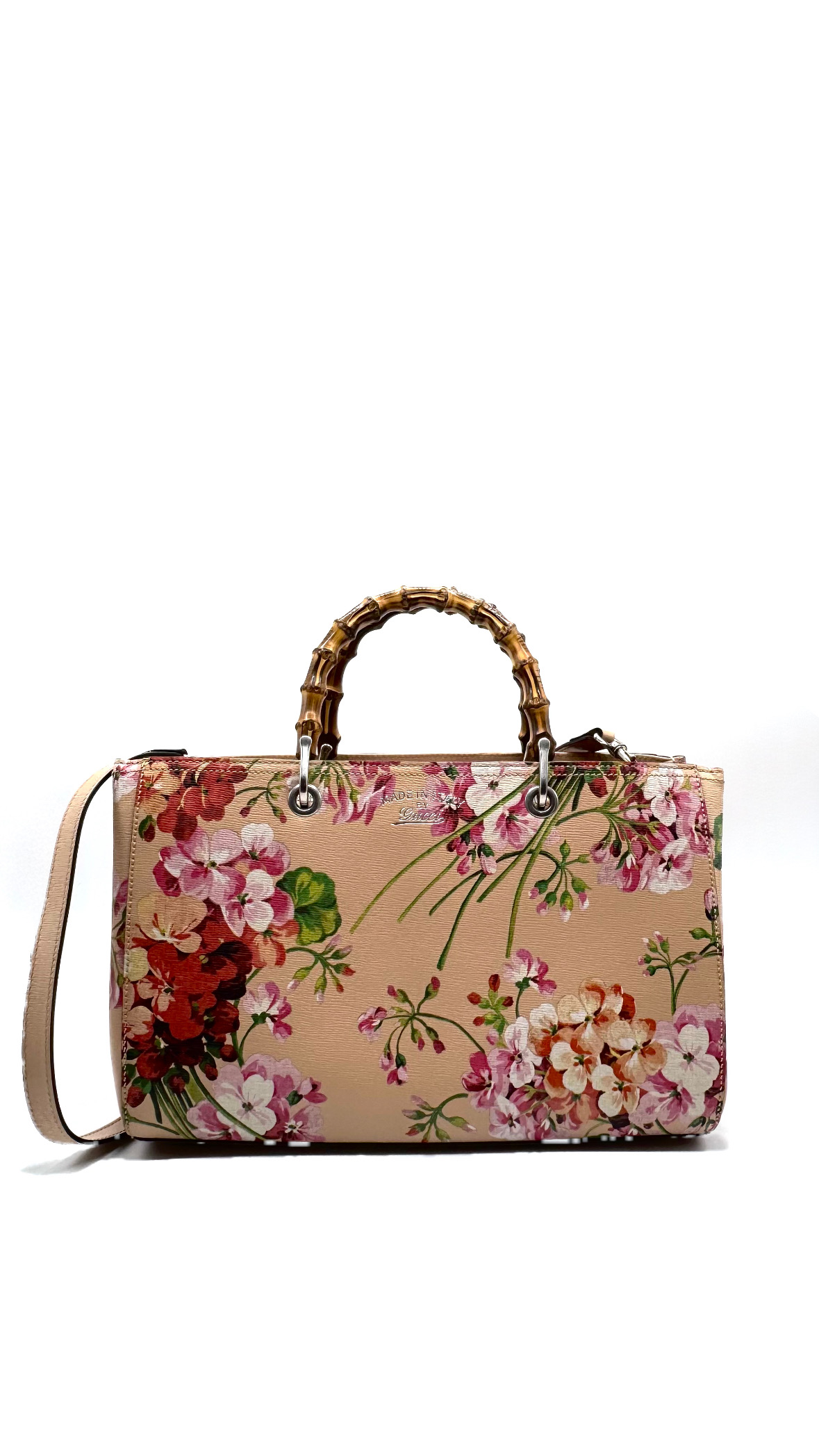 Gucci Flora Bamboo Shopper