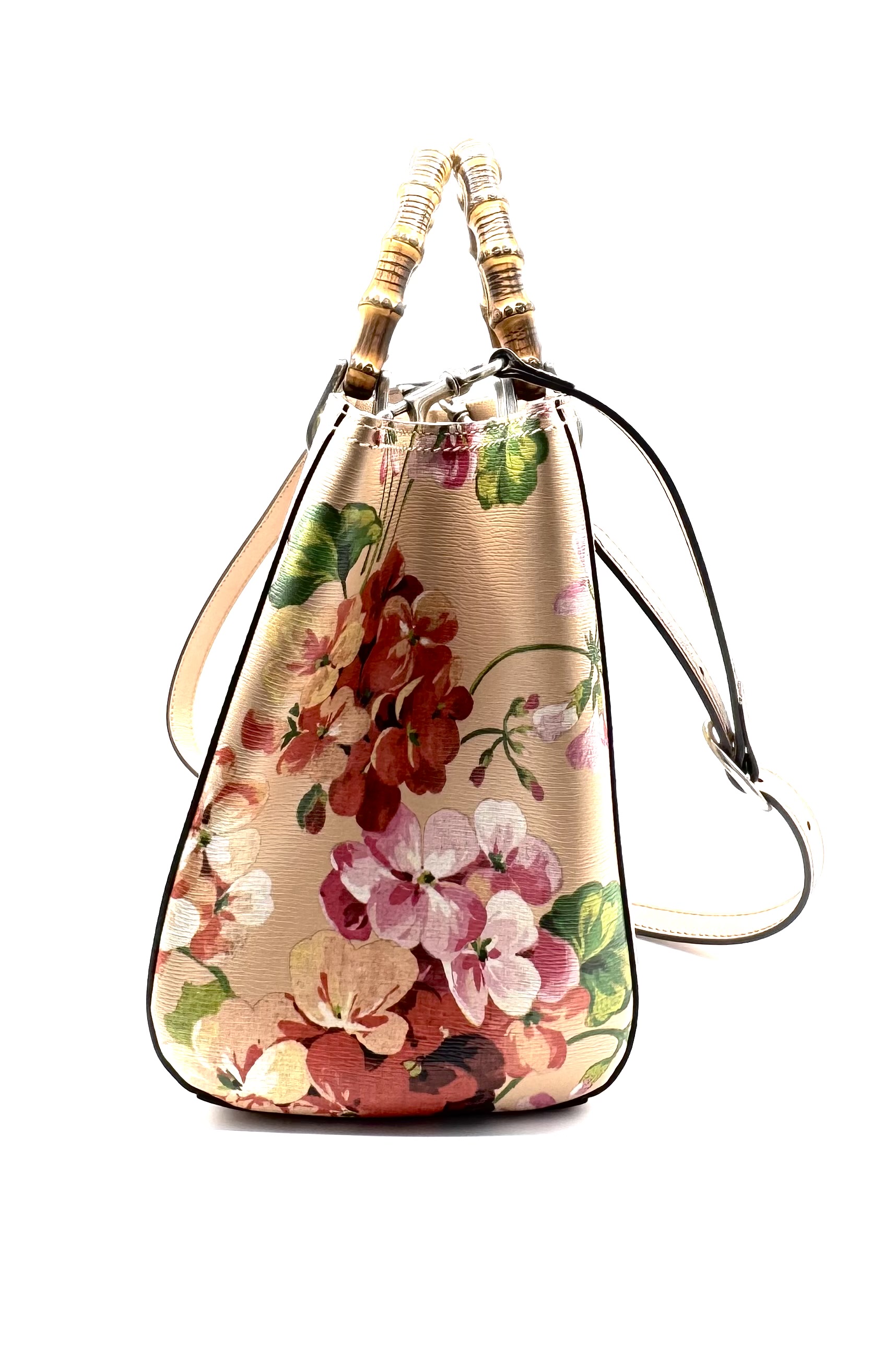Gucci Flora Bamboo Shopper