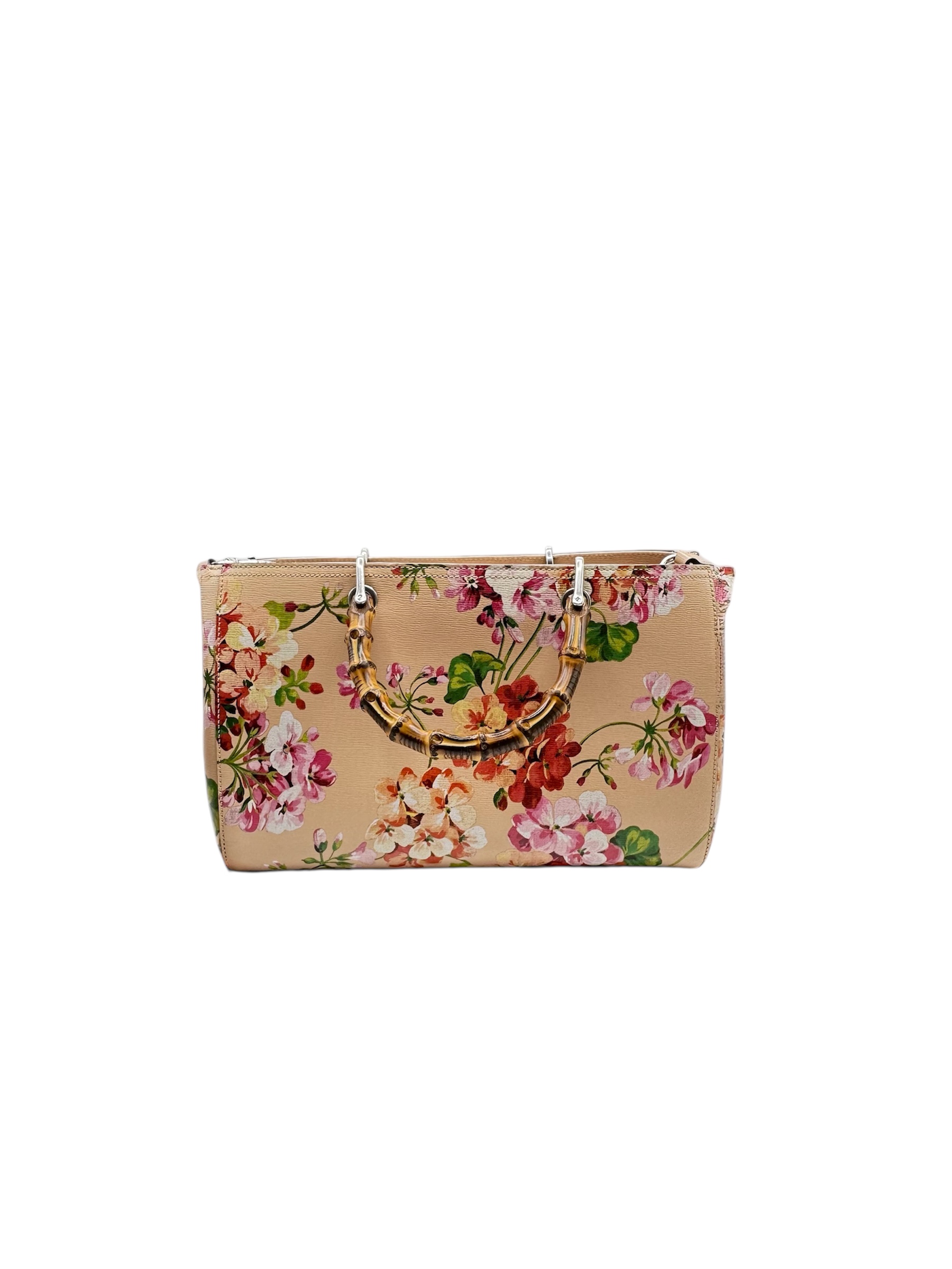 Gucci Flora Bamboo Shopper