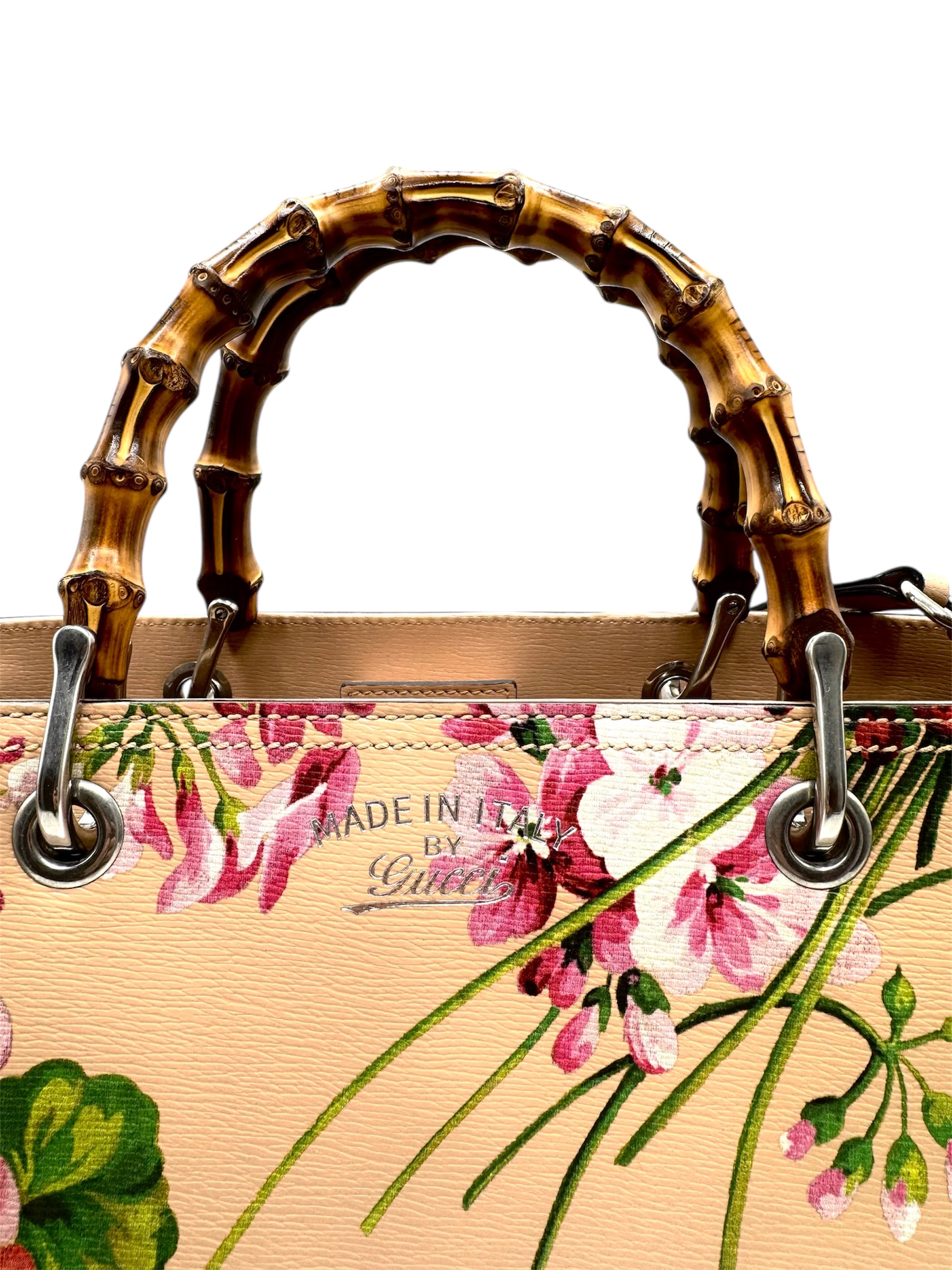 Gucci Flora Bamboo Shopper