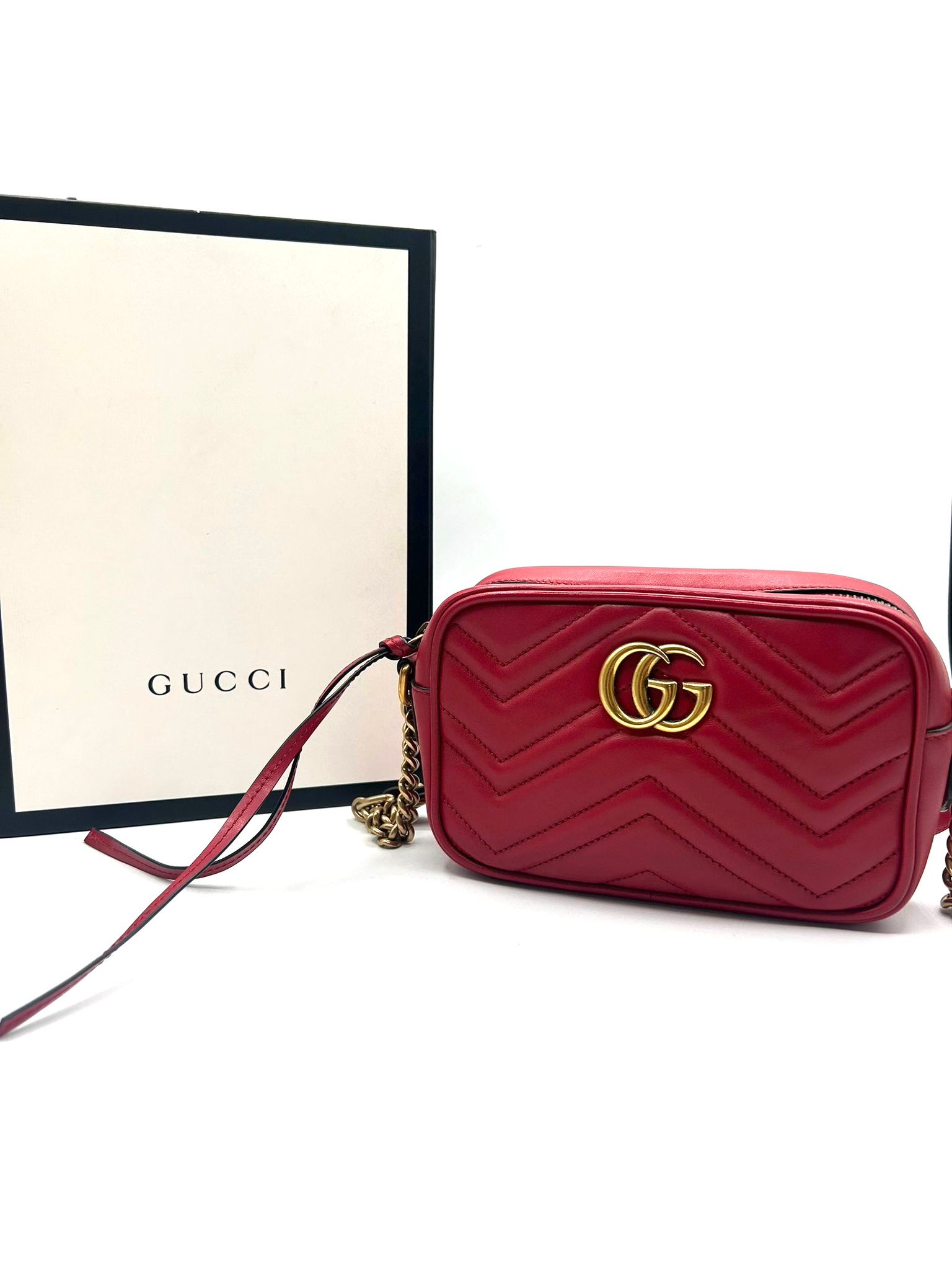 Gucci GG Marmont Mini rojo