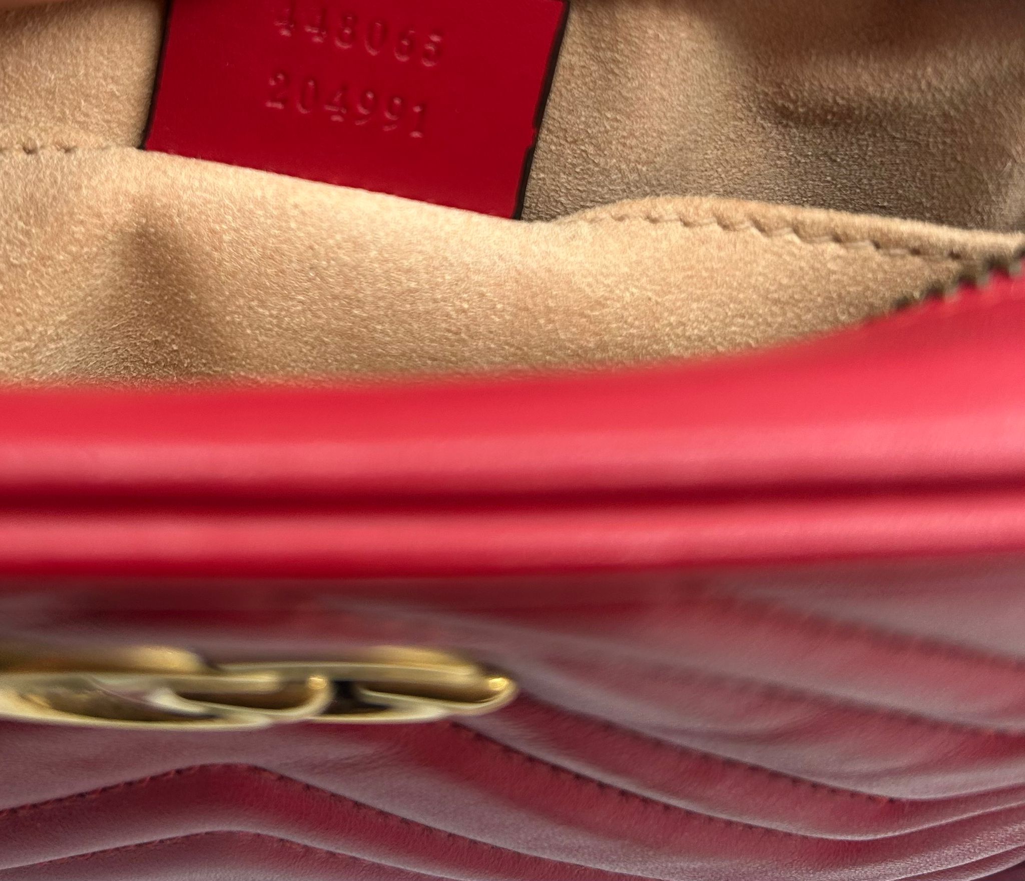 Gucci GG Marmont Mini rojo