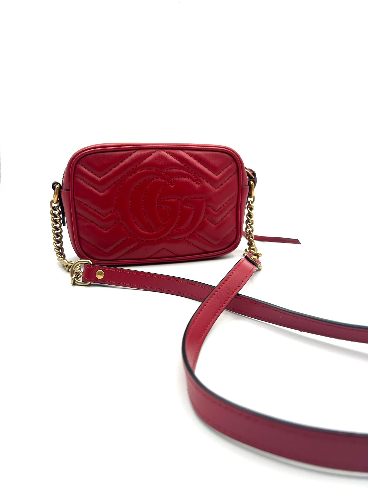 Gucci GG Marmont Mini rojo