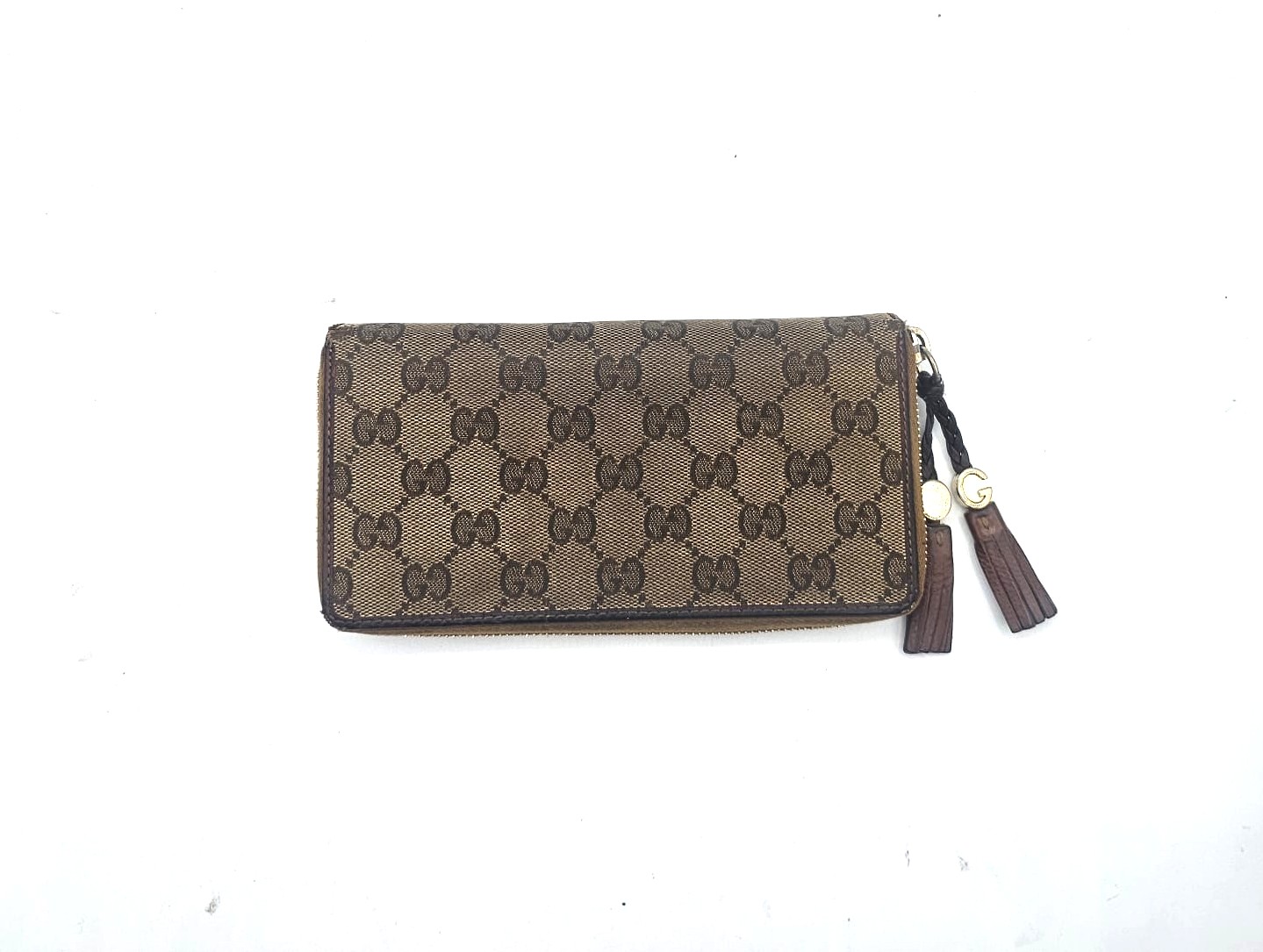 Gucci GG Supreme Zip Around