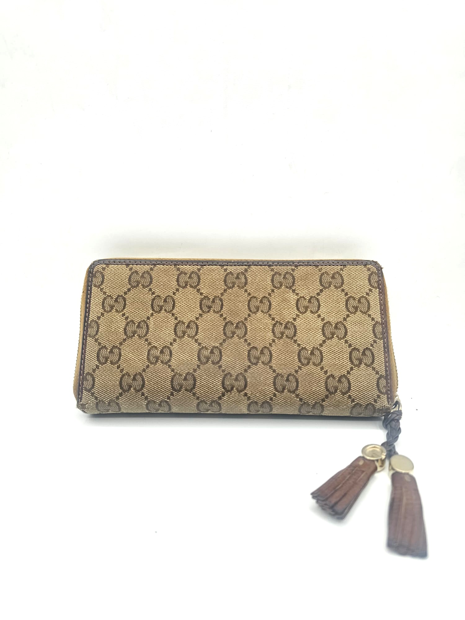 Gucci GG Supreme Zip Around