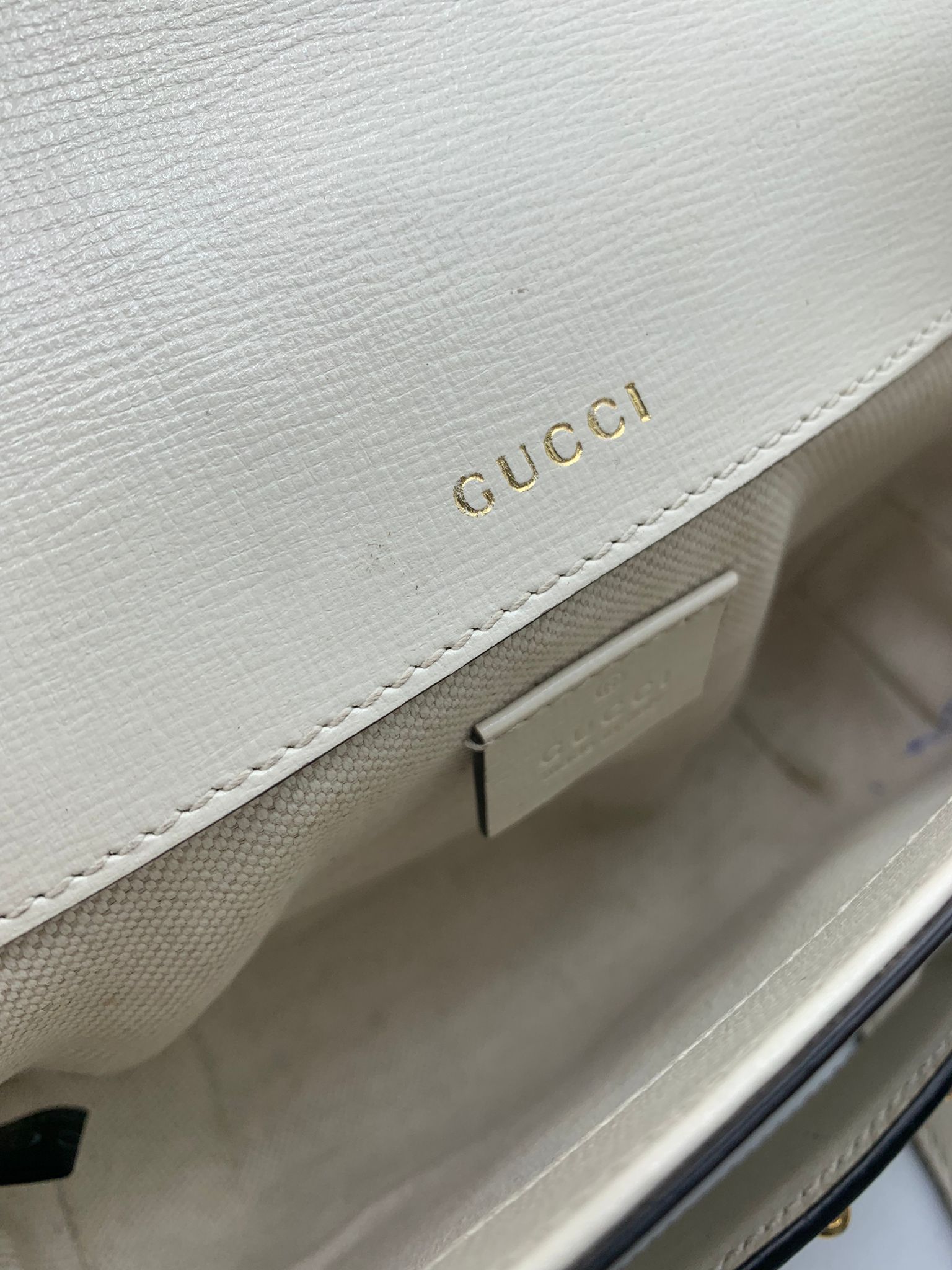 gucci horsebit 1955 mini cuero beige