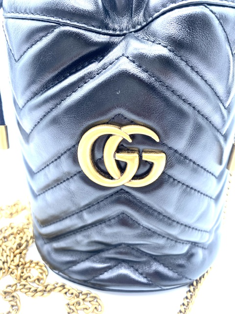 Gucci Marmont chain bucket