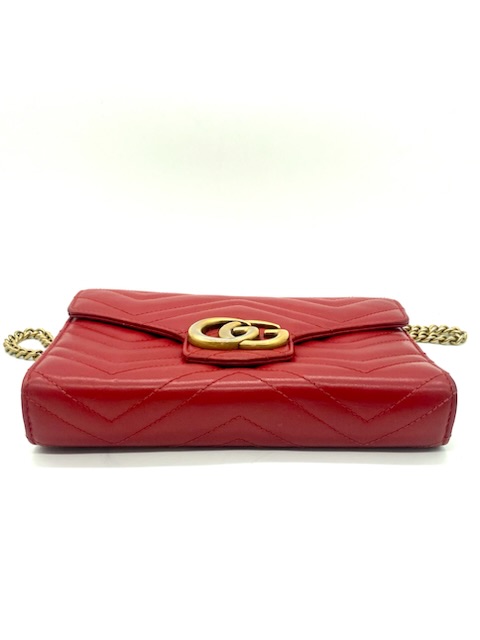 Gucci Marmont GG Wallet Chain