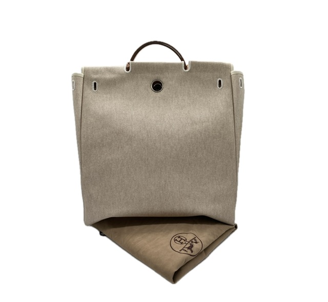 Hermès Herbag lona cruda
