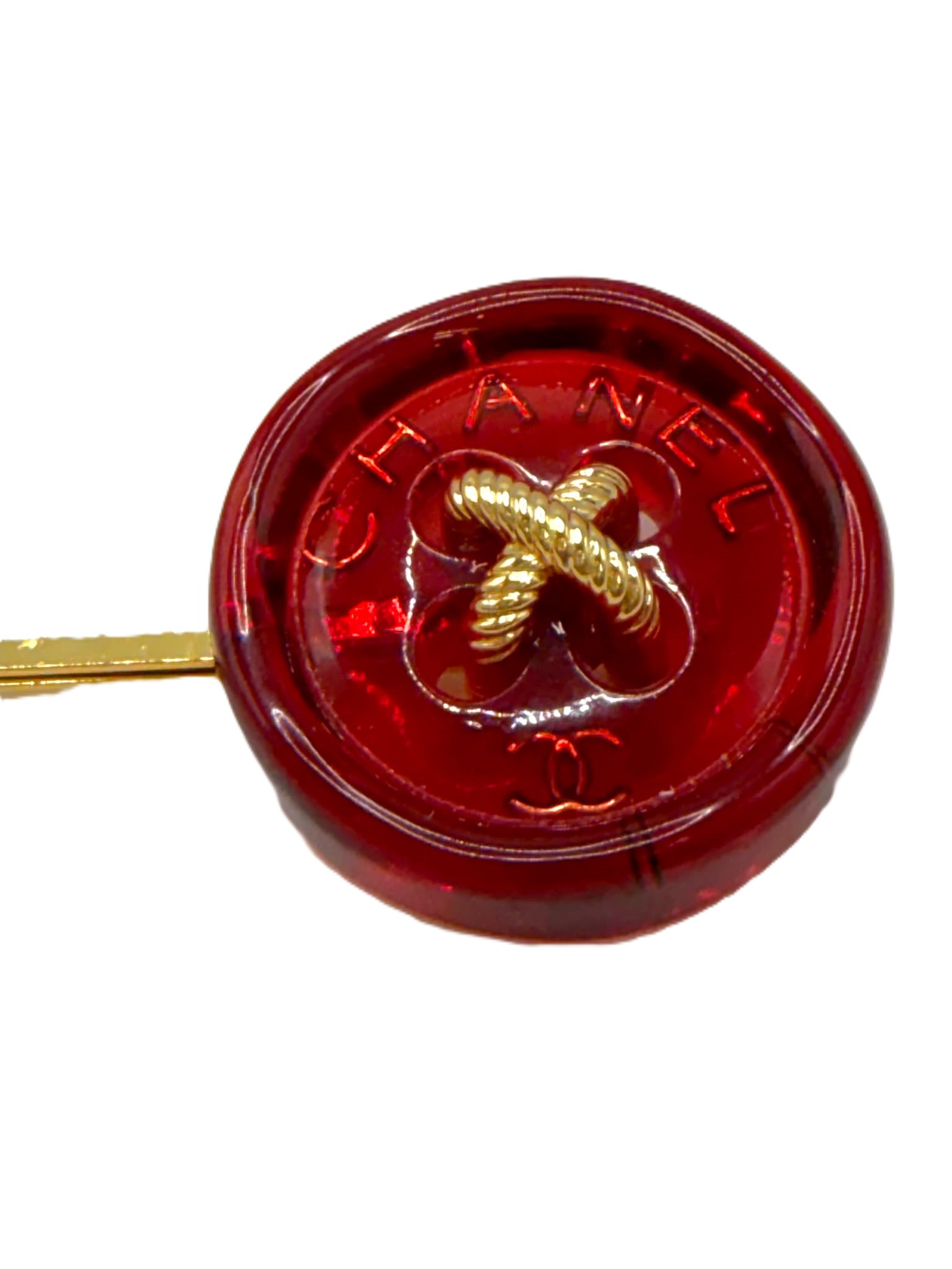 horquilla botón Chanel