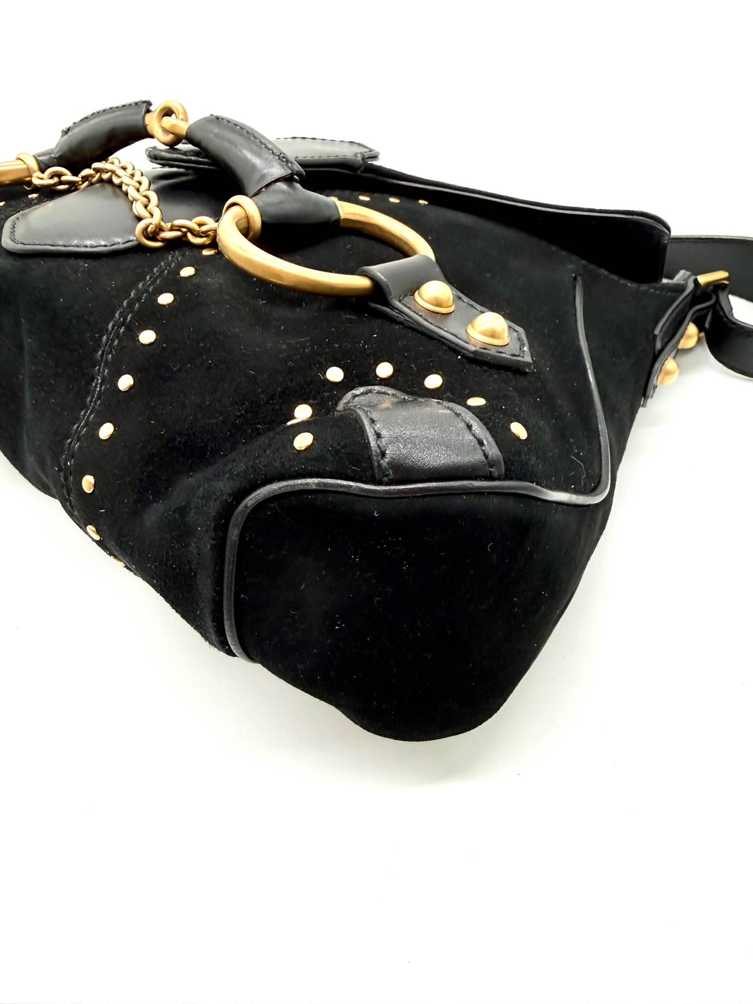 Horsebit Suede